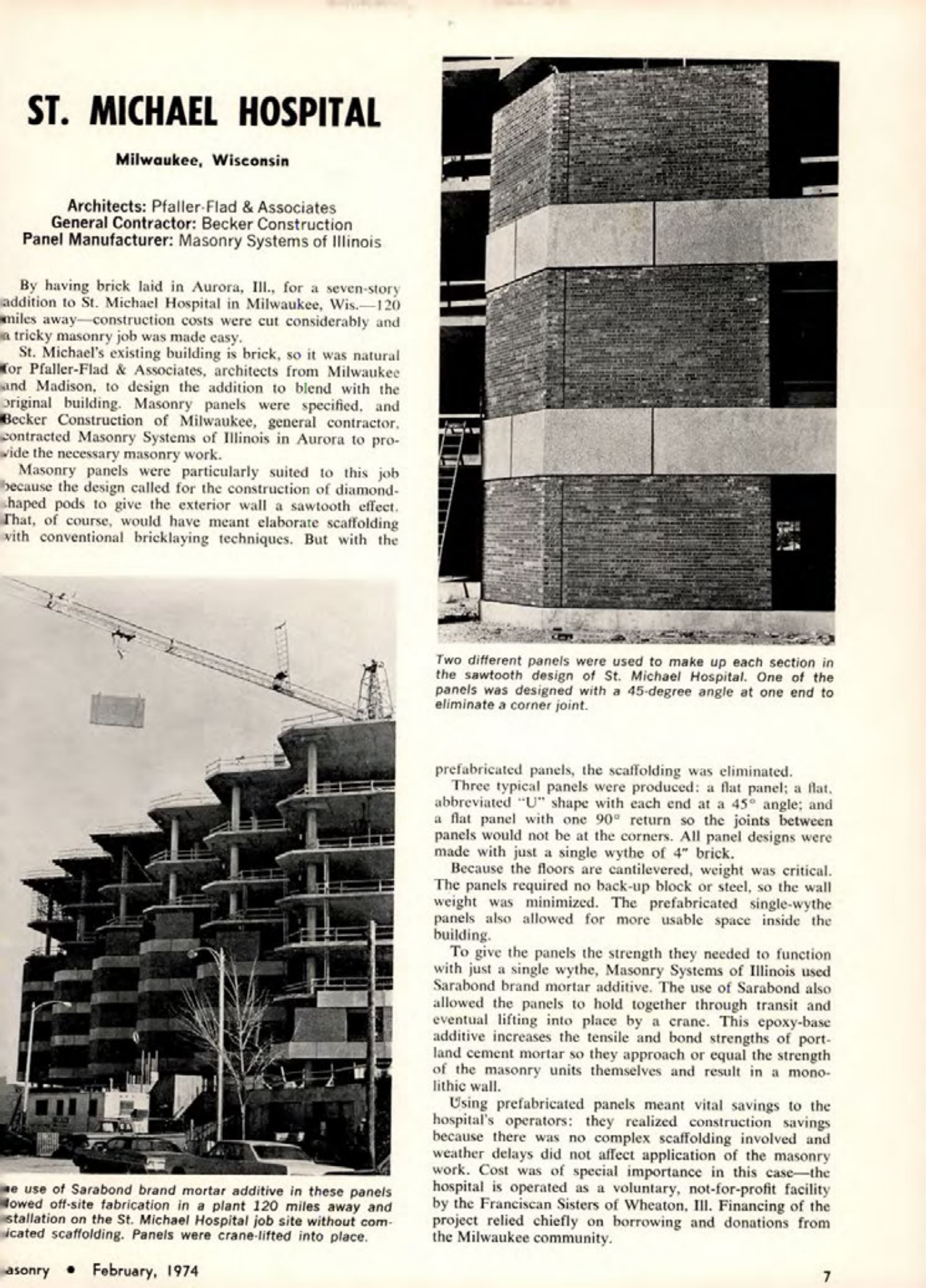 Masonry Magazine February 1974 Page. 7