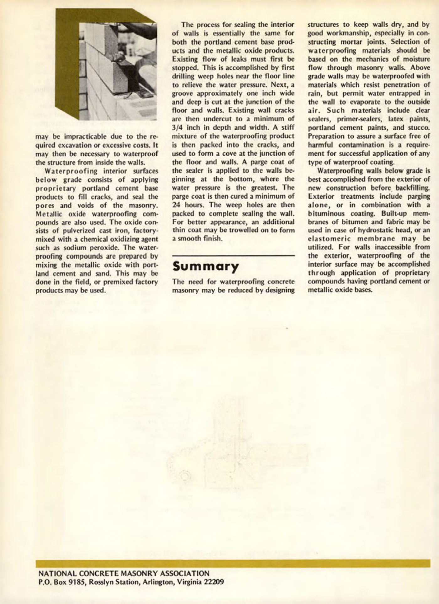 Masonry Magazine February 1974 Page. 24