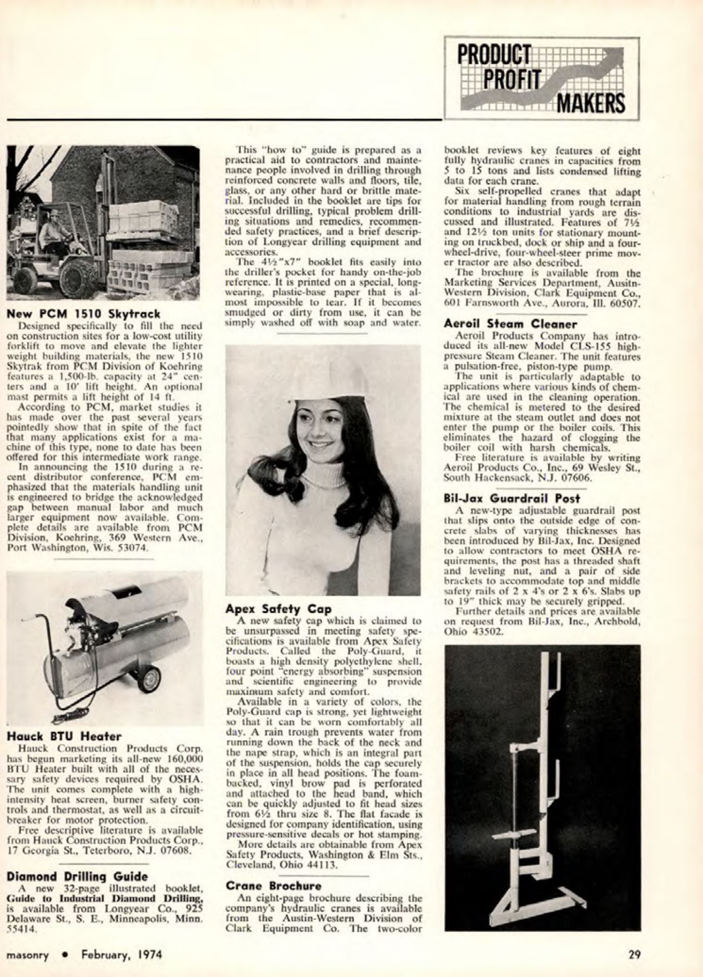 Masonry Magazine February 1974 Page. 29
