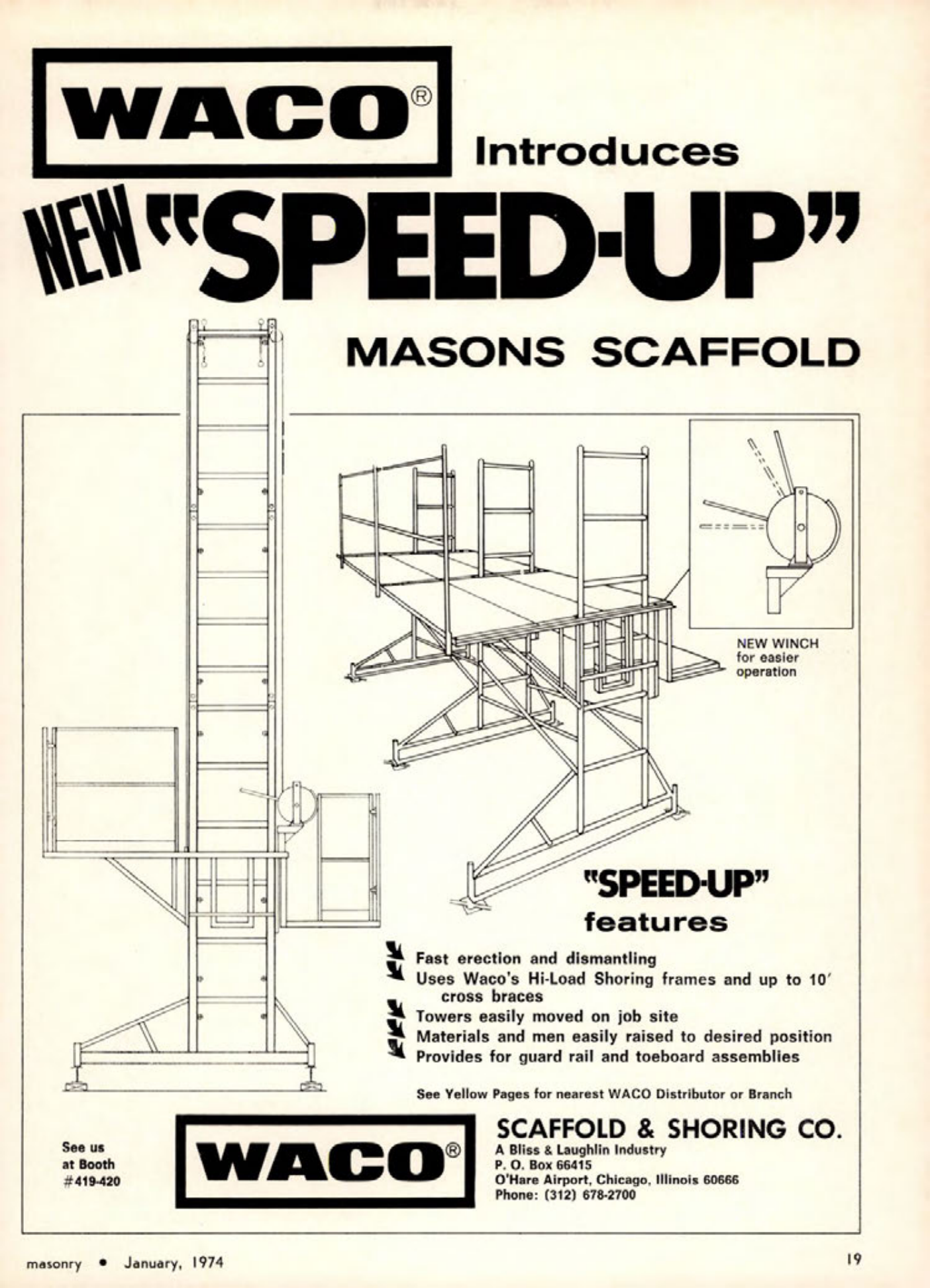 Masonry Magazine January 1974 Page. 19