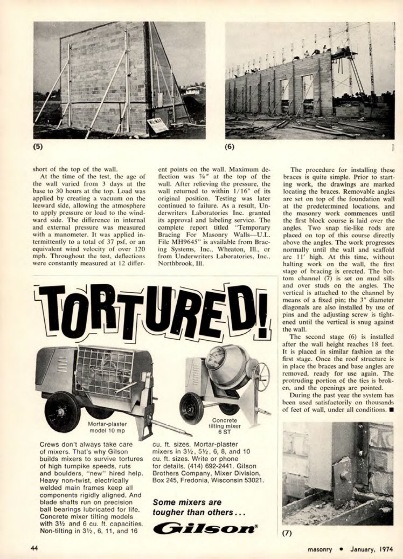 Masonry Magazine January 1974 Page. 44