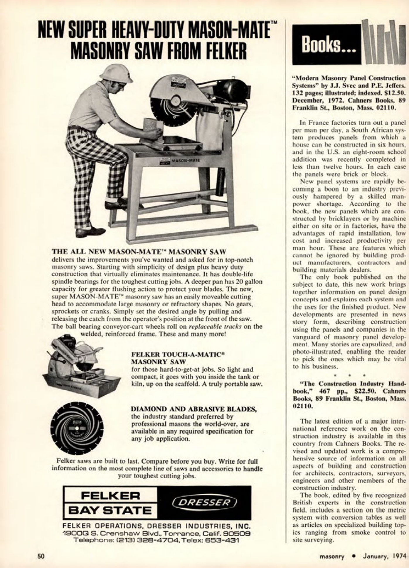 Masonry Magazine January 1974 Page. 56