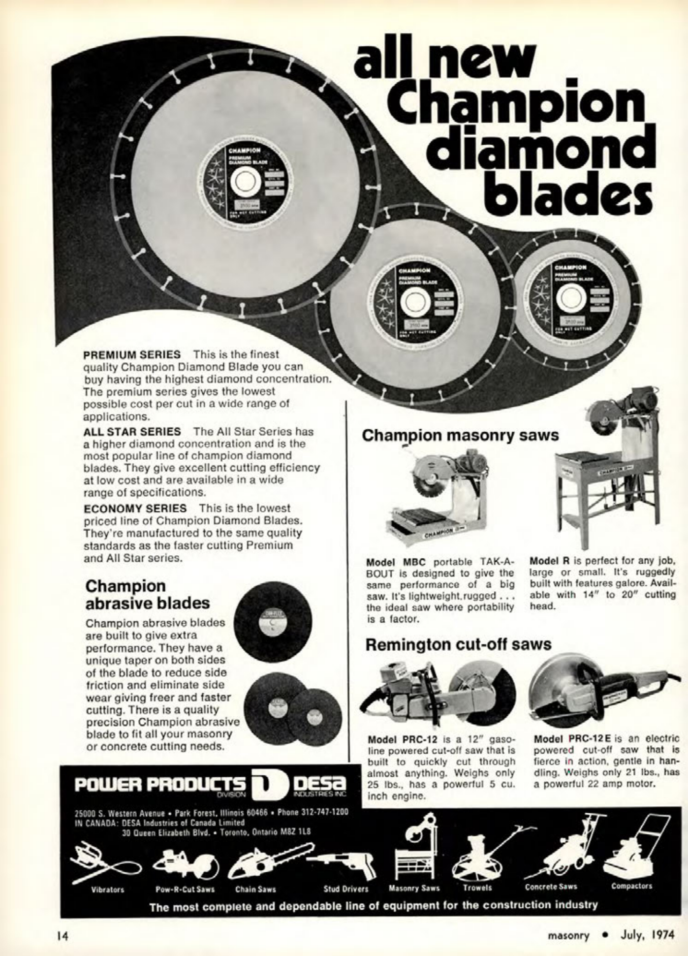 Masonry Magazine July 1974 Page. 14