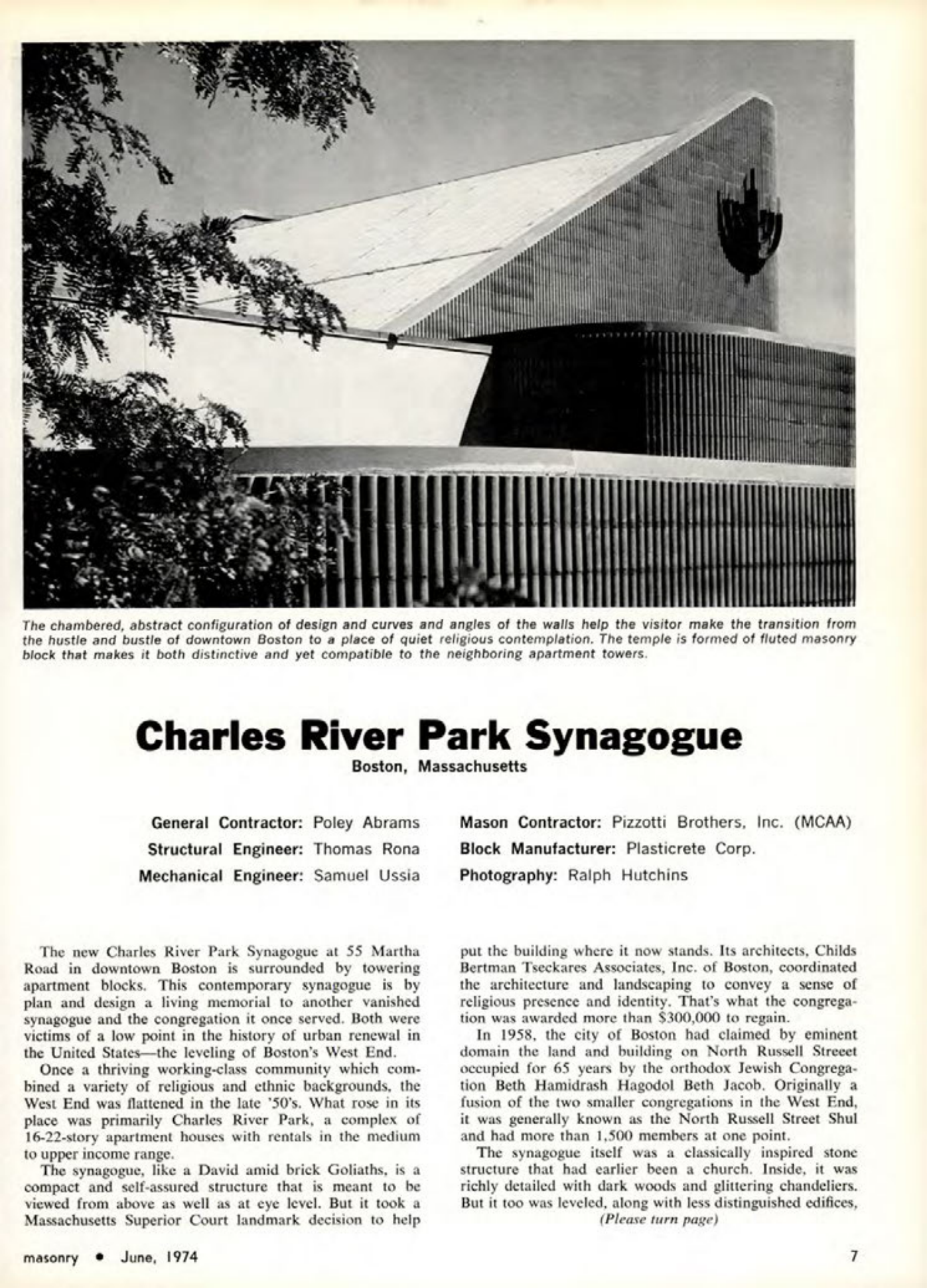 Masonry Magazine June 1974 Page. 7