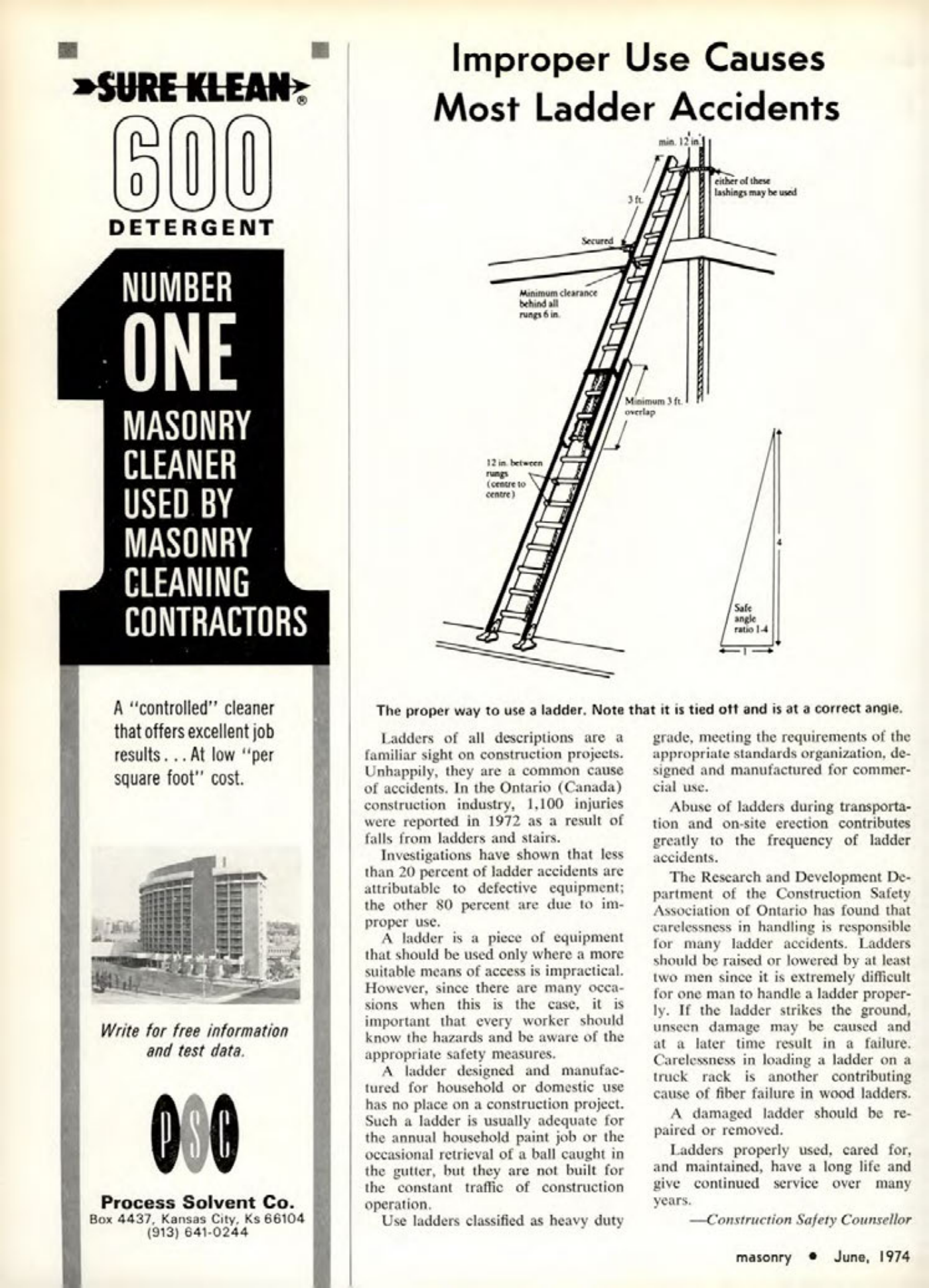 Masonry Magazine June 1974 Page. 26