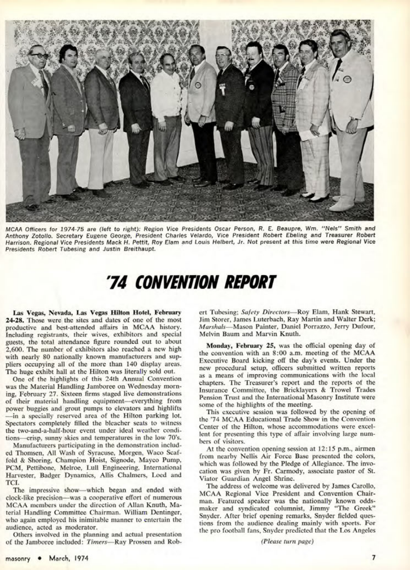 Masonry Magazine March 1974 Page. 7