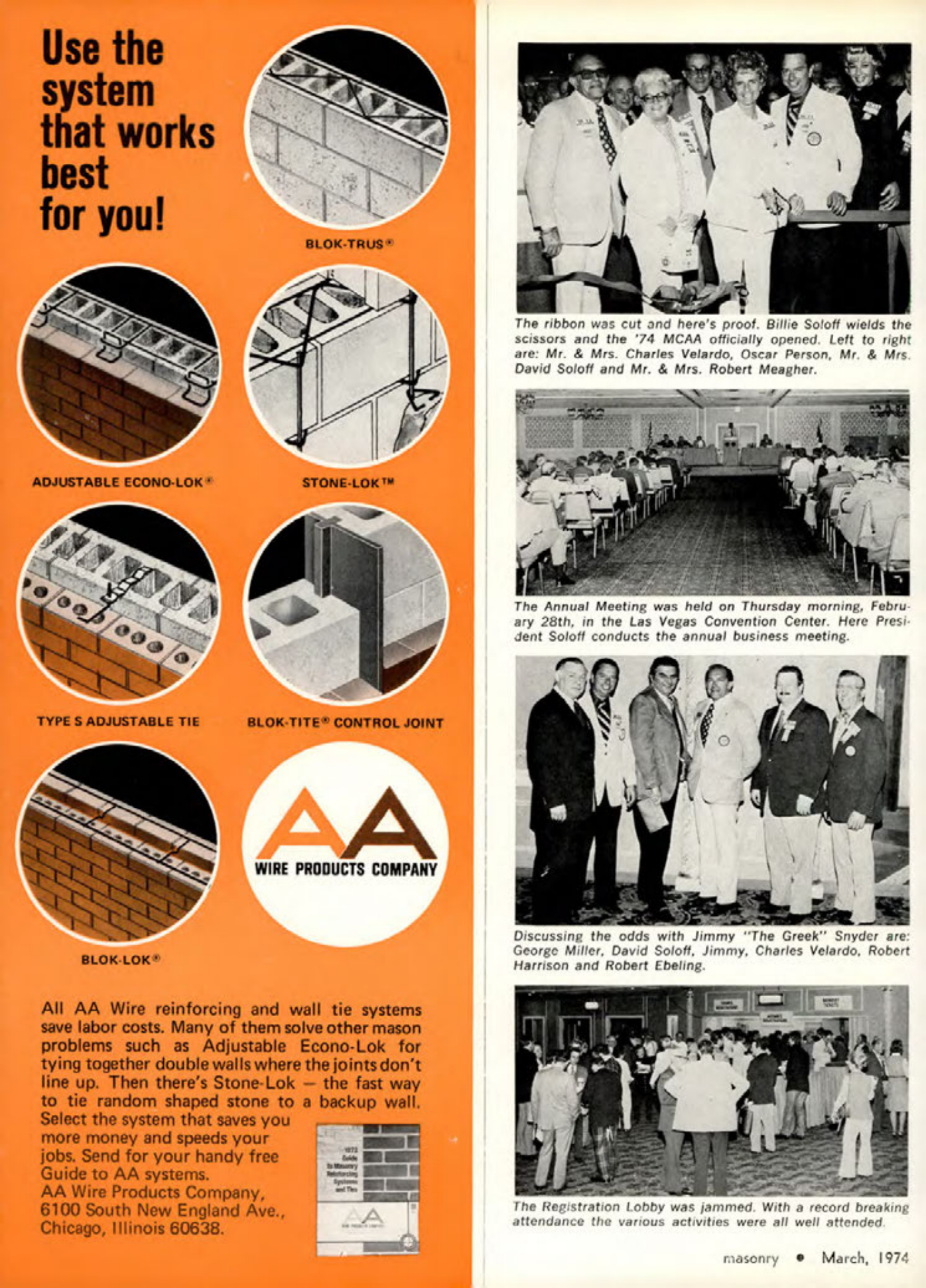 Masonry Magazine March 1974 Page. 8