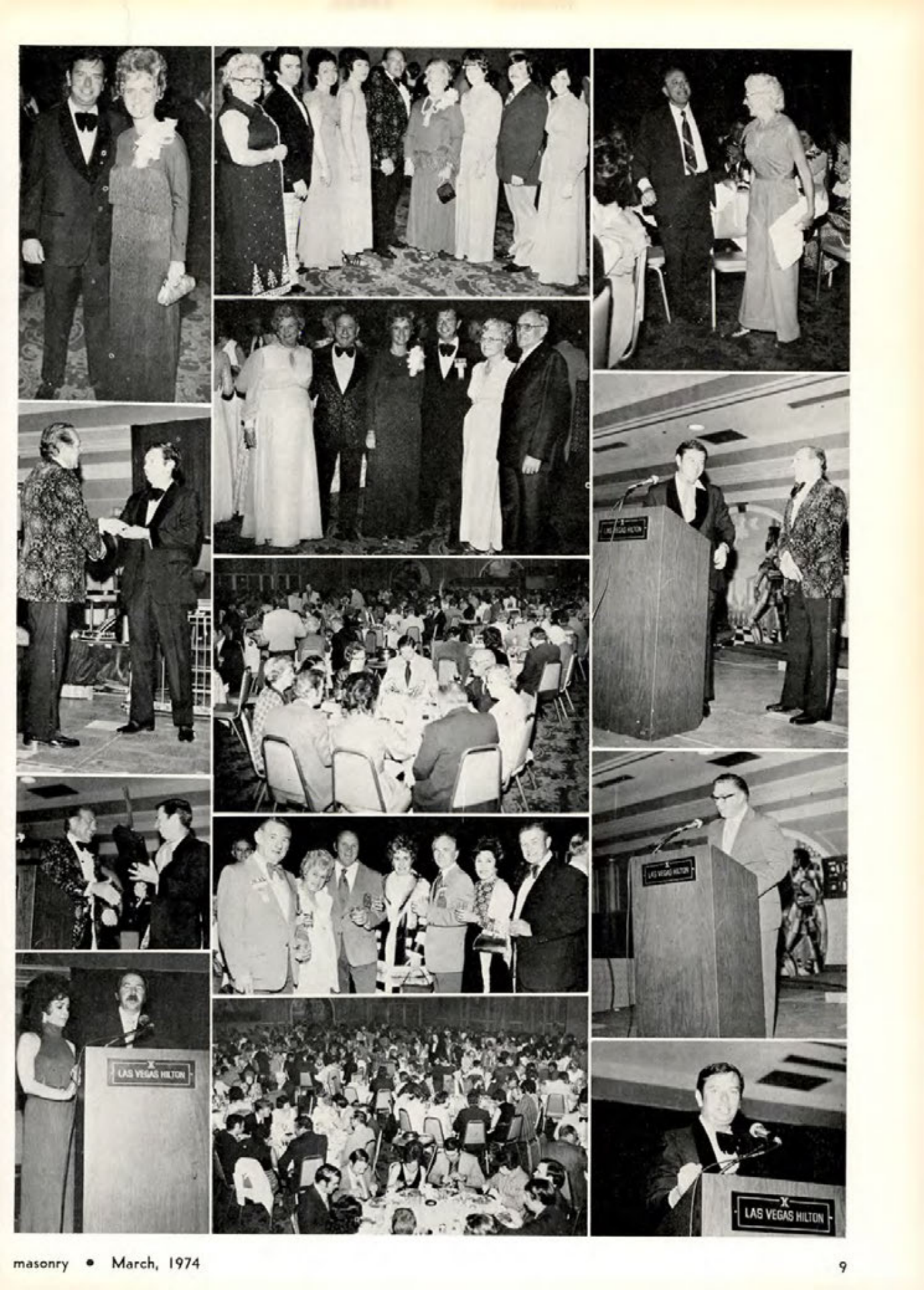 Masonry Magazine March 1974 Page. 9