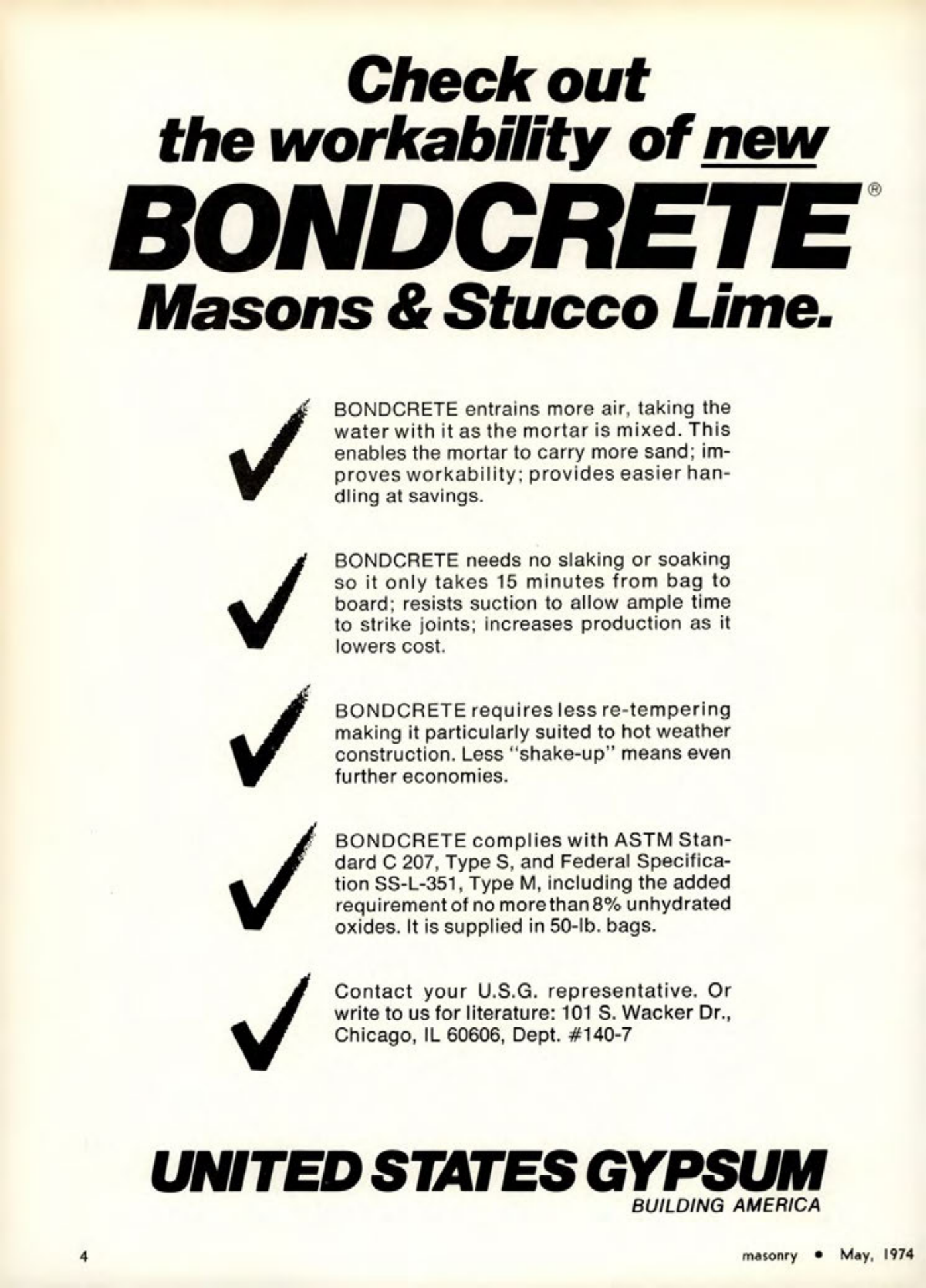 Masonry Magazine May 1974 Page. 4
