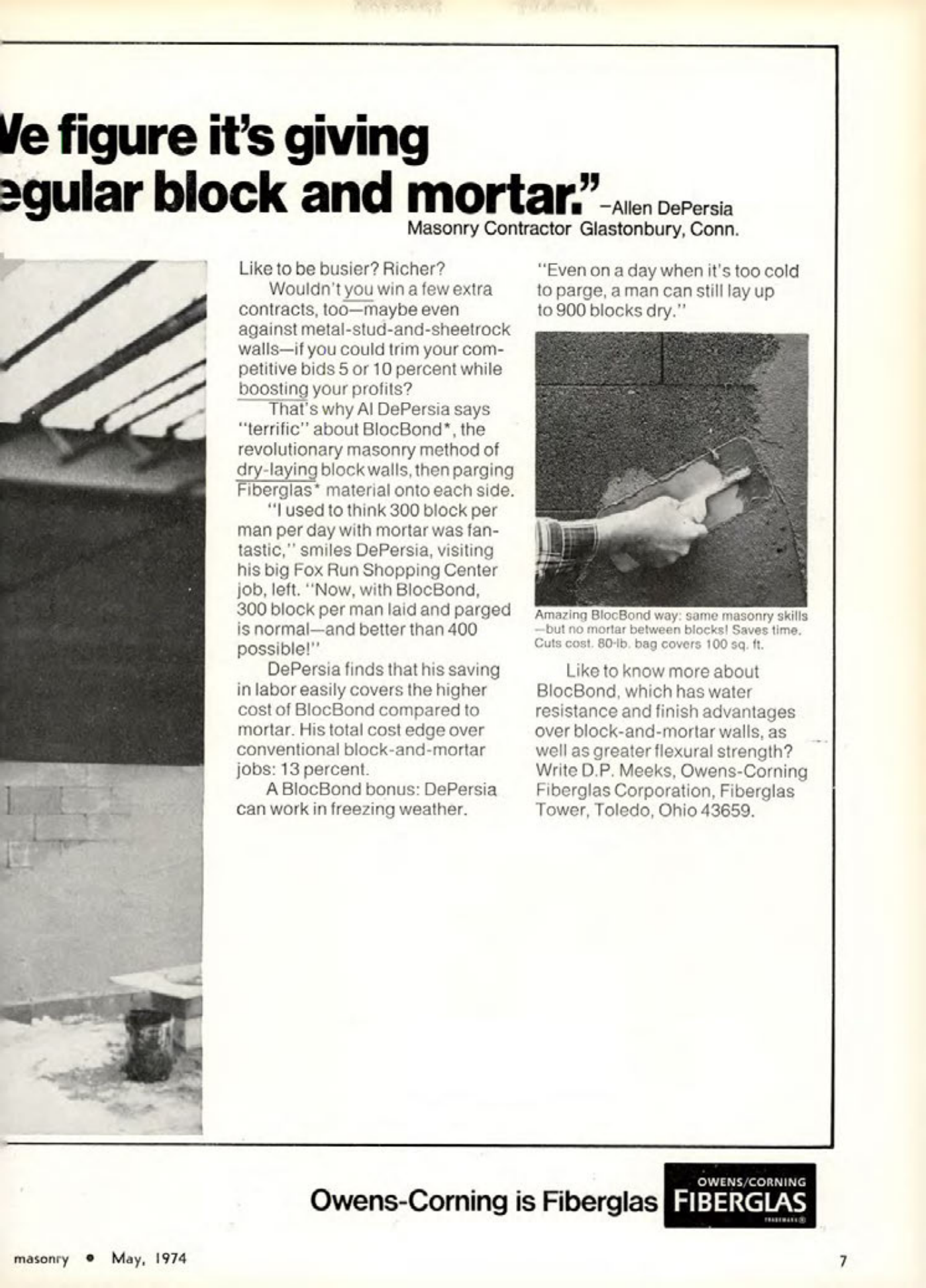 Masonry Magazine May 1974 Page. 7
