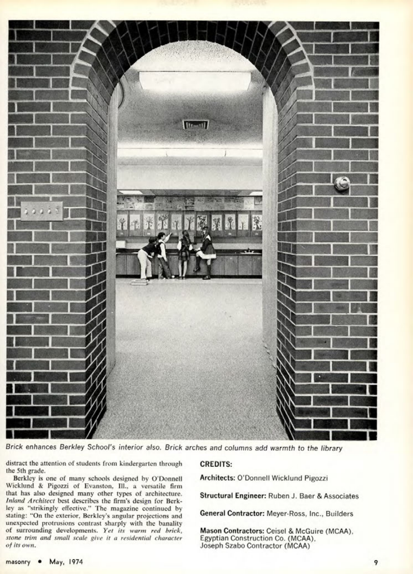 Masonry Magazine May 1974 Page. 9