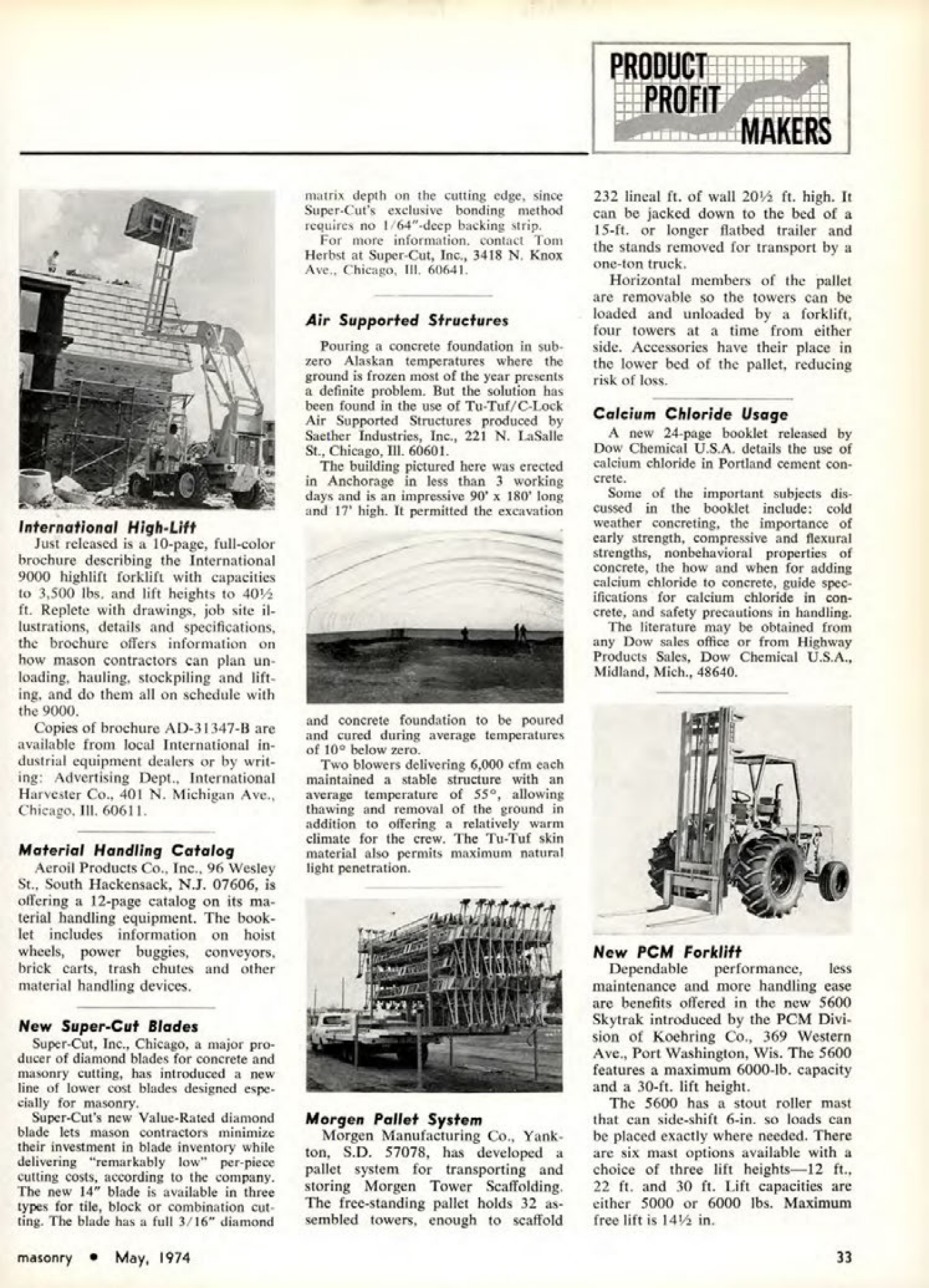 Masonry Magazine May 1974 Page. 33