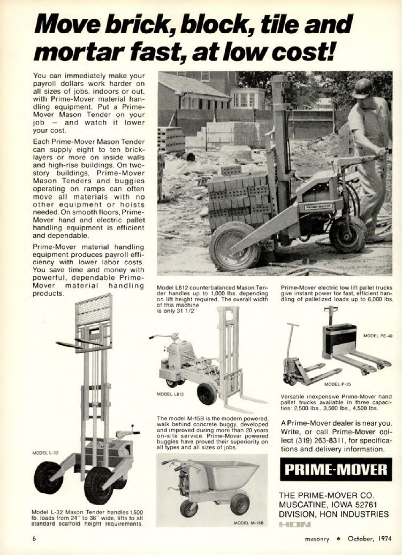 Masonry Magazine October 1974 Page. 5