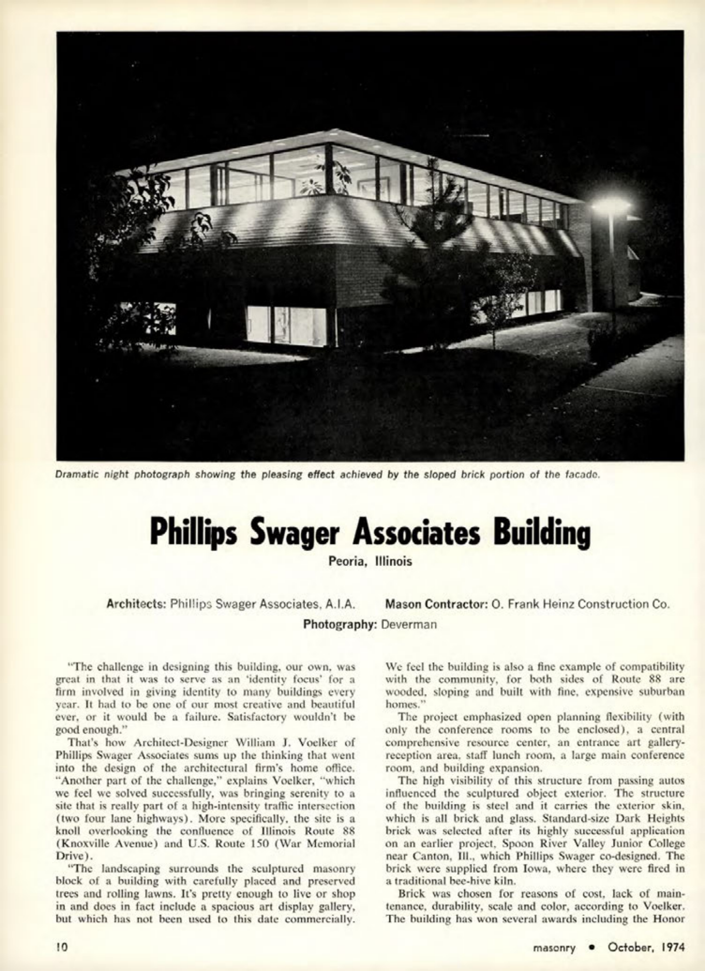 Masonry Magazine October 1974 Page. 9