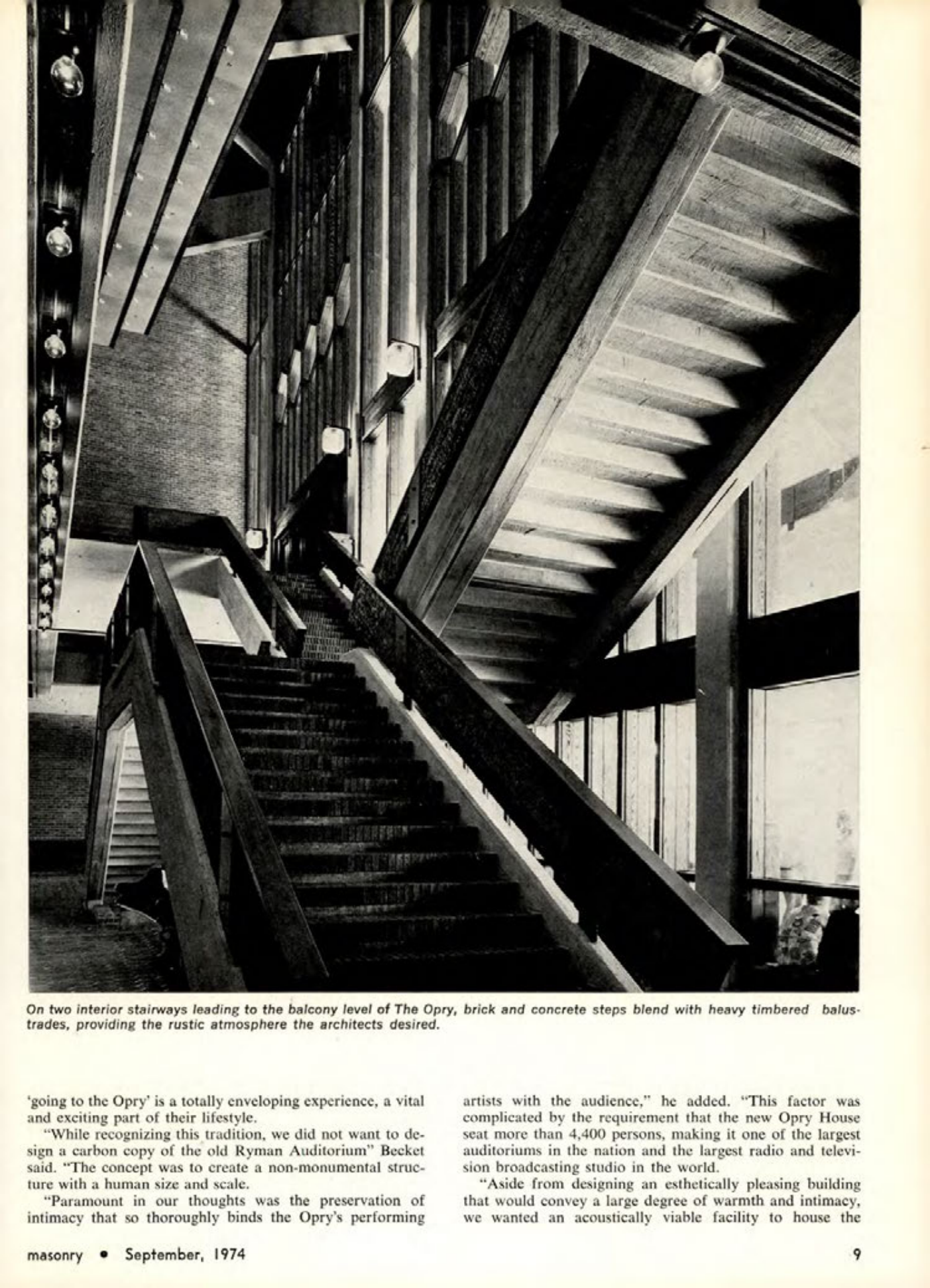 Masonry Magazine September 1974 Page. 9