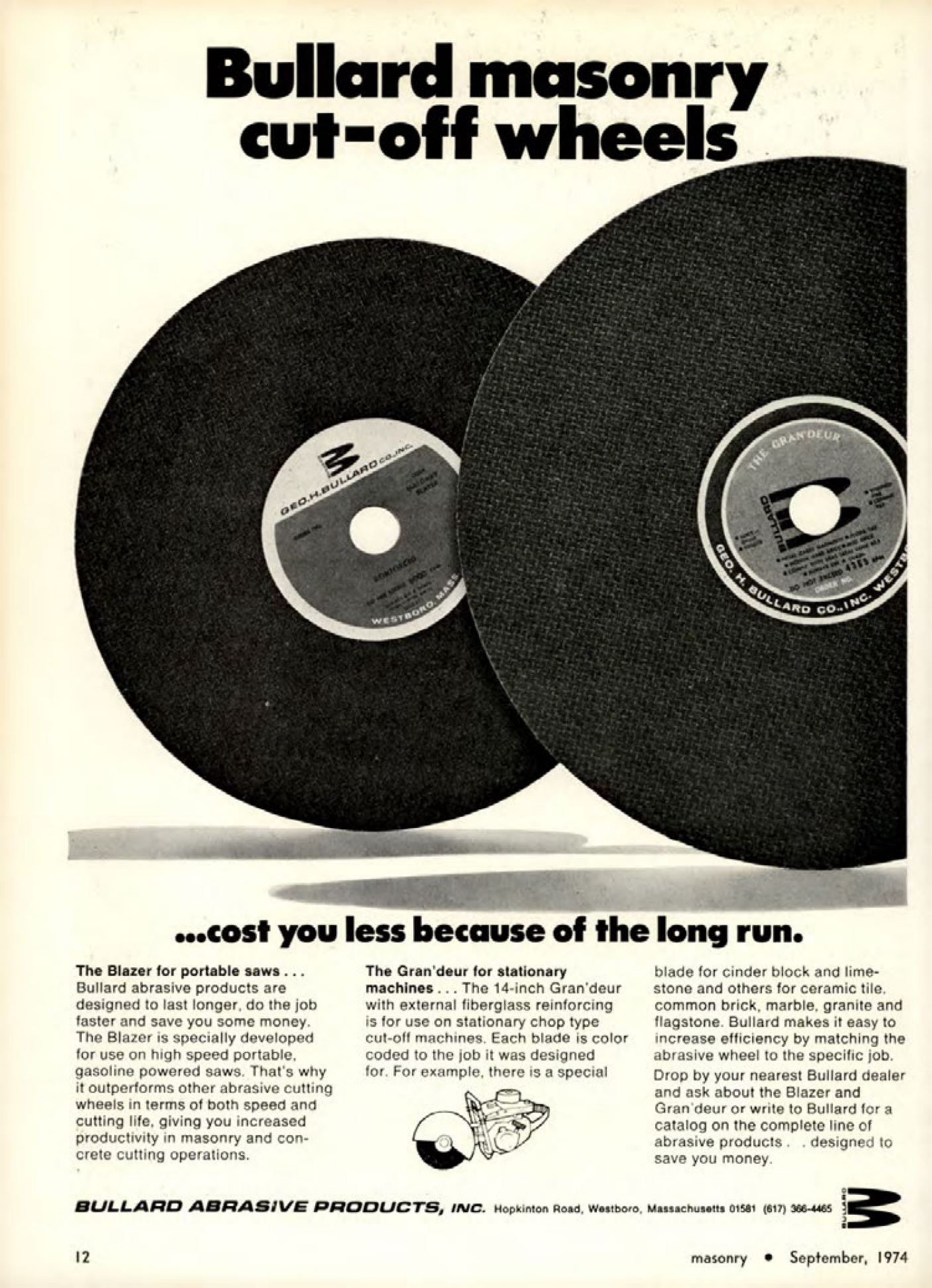 Masonry Magazine September 1974 Page. 12