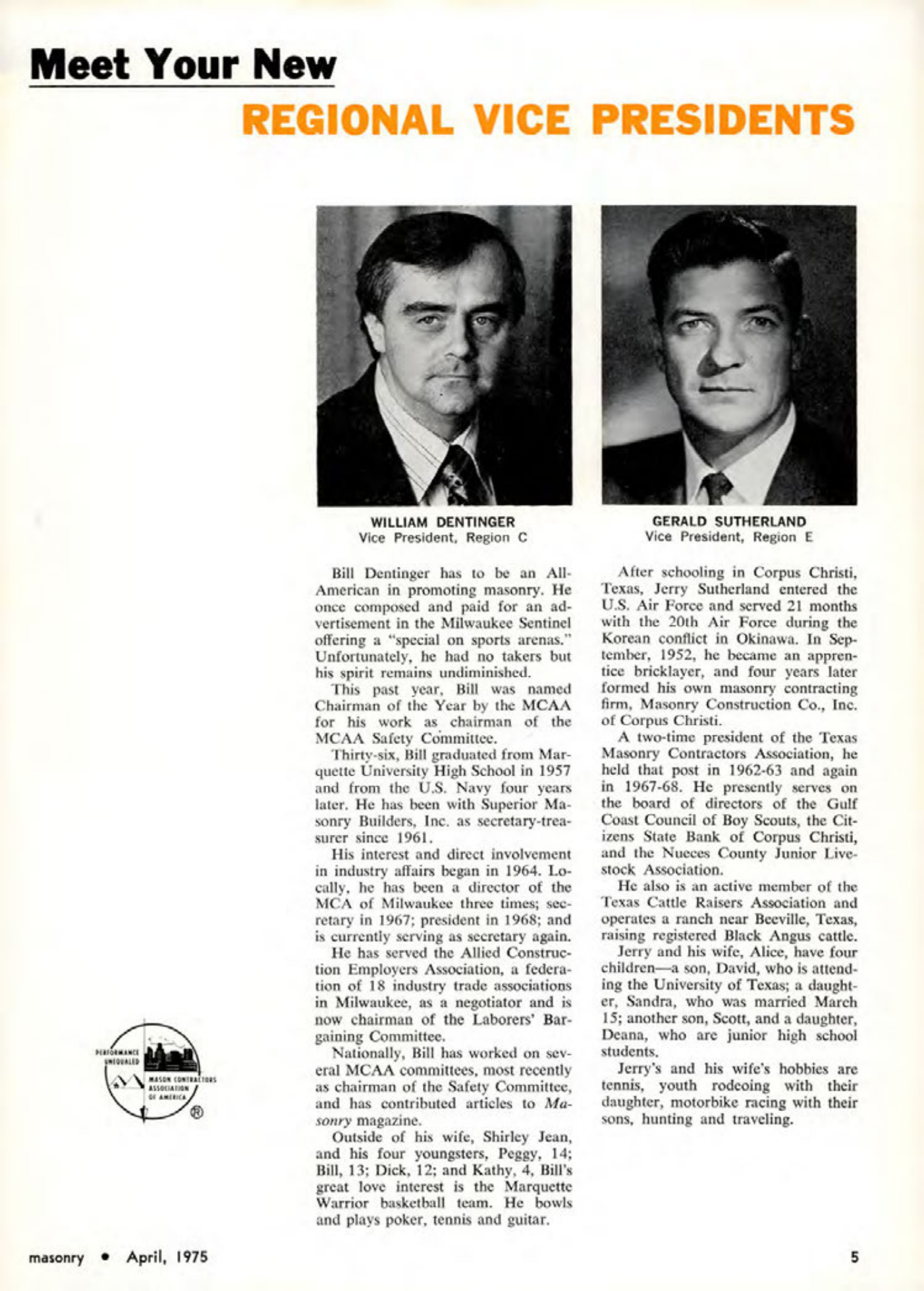 Masonry Magazine April 1975 Page. 5