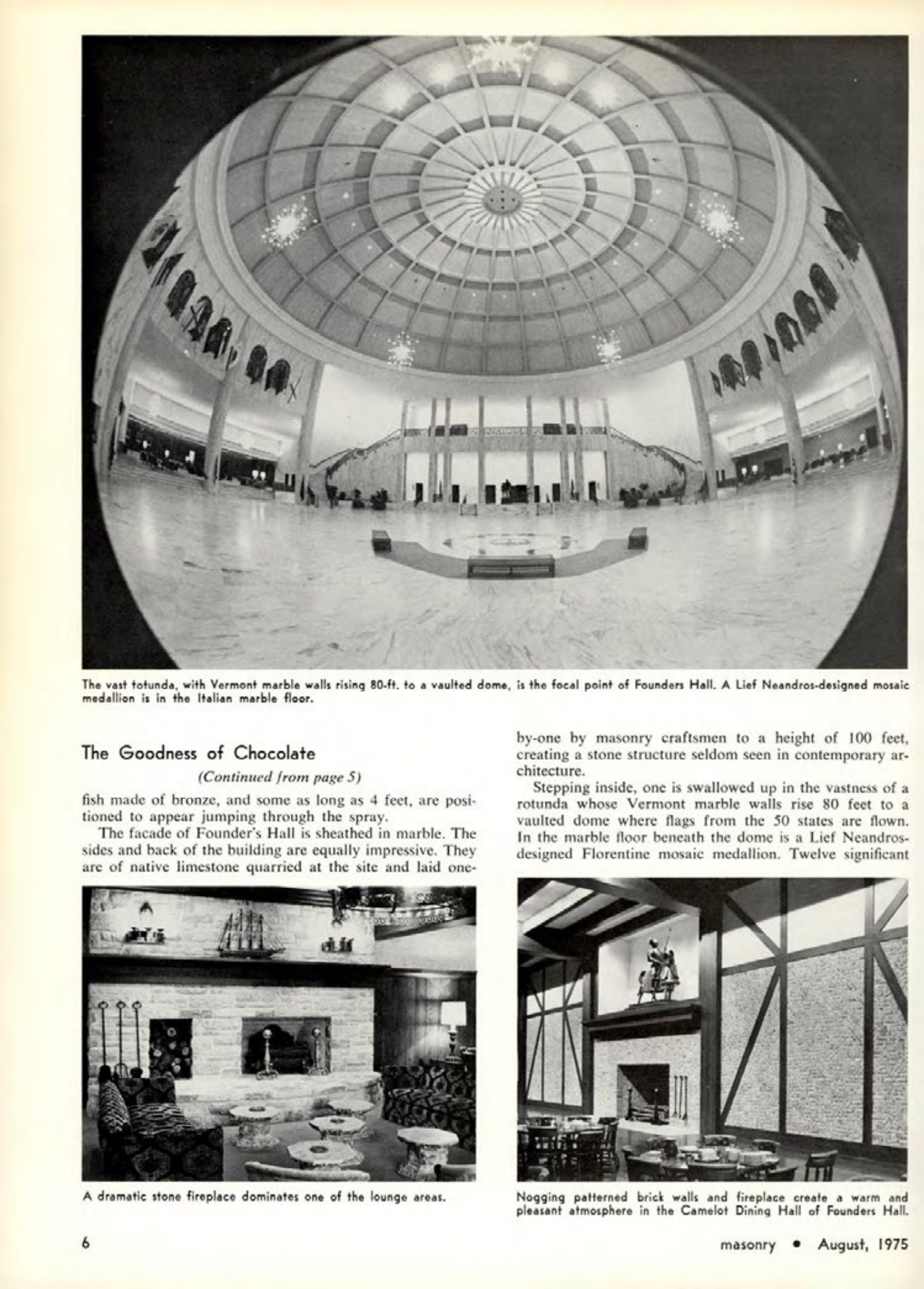 Masonry Magazine August 1975 Page. 6