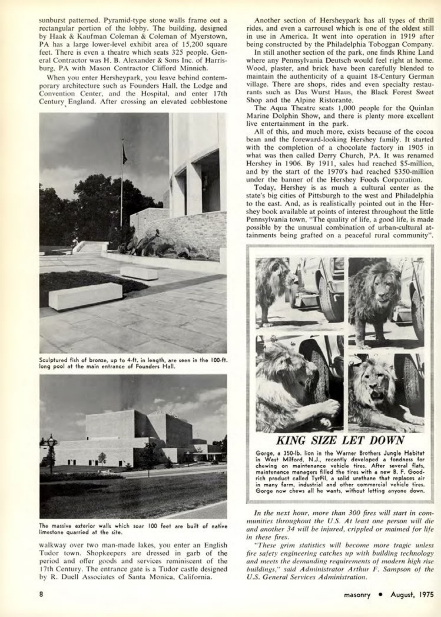 Masonry Magazine August 1975 Page. 8