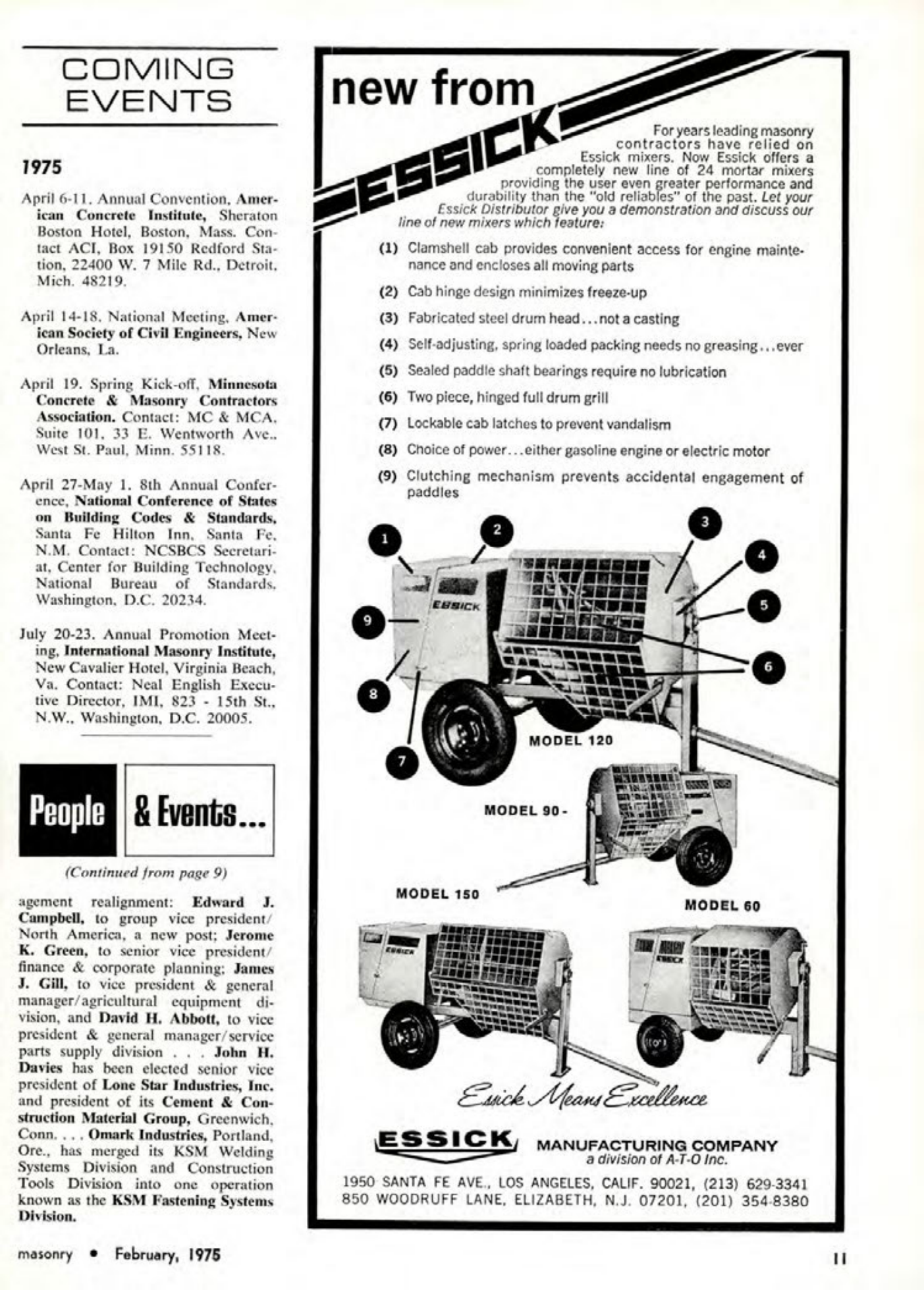 Masonry Magazine February 1975 Page. 11