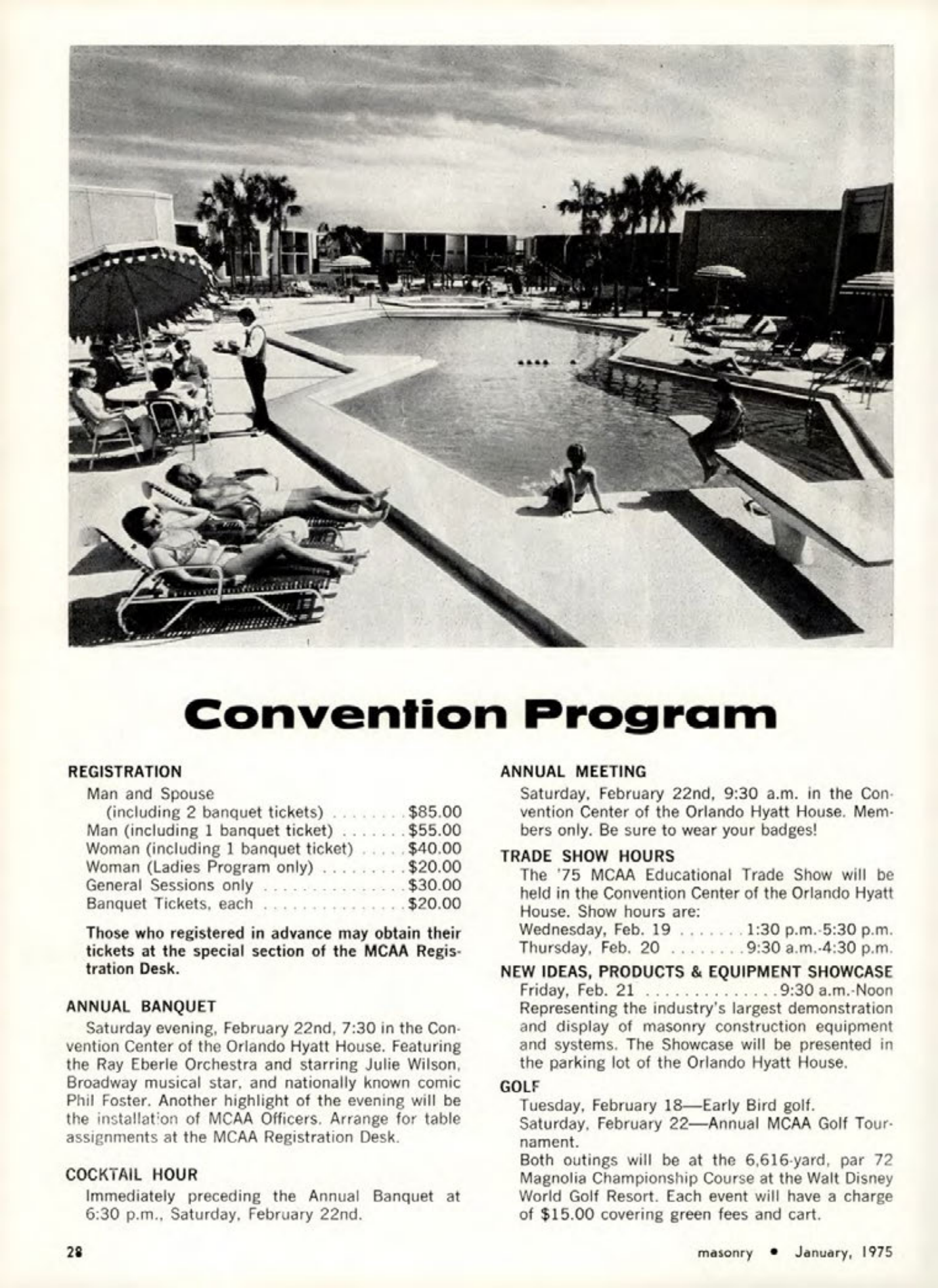 Masonry Magazine January 1975 Page.28