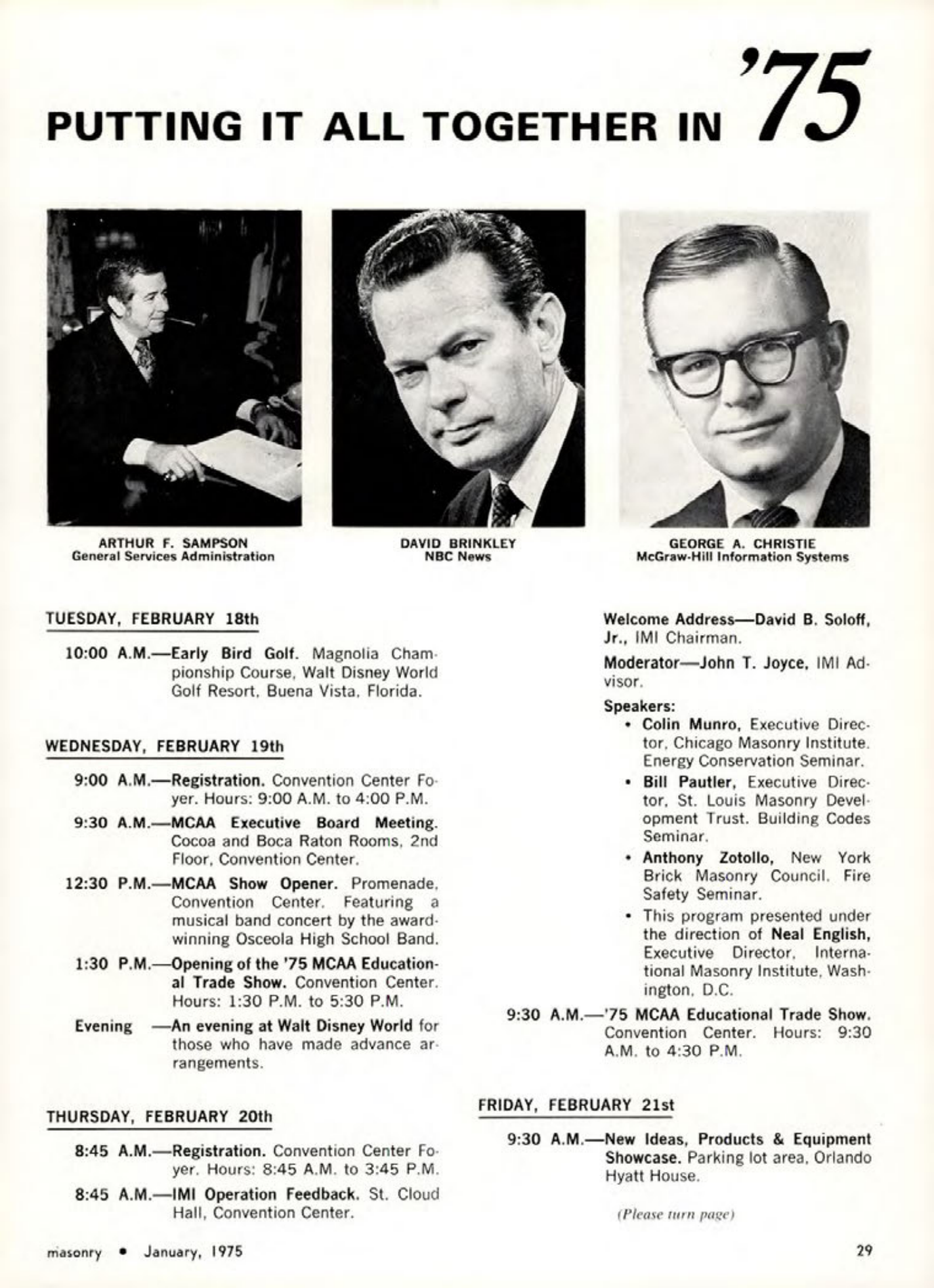 Masonry Magazine January 1975 Page.29