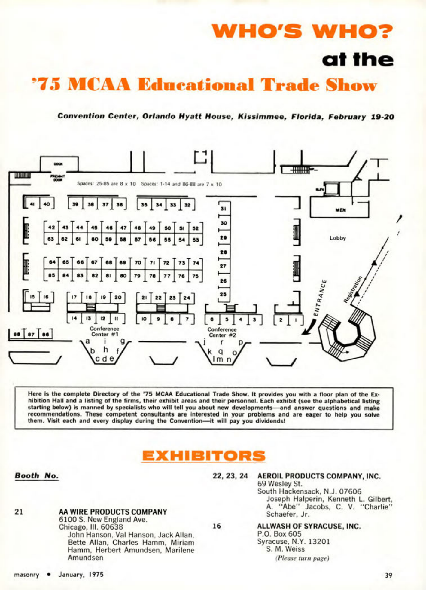 Masonry Magazine January 1975 Page. 39