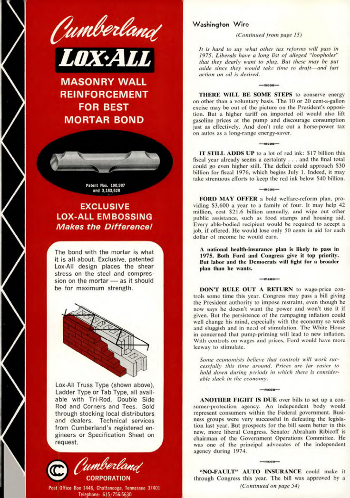 Masonry Magazine January 1975 Page. 44