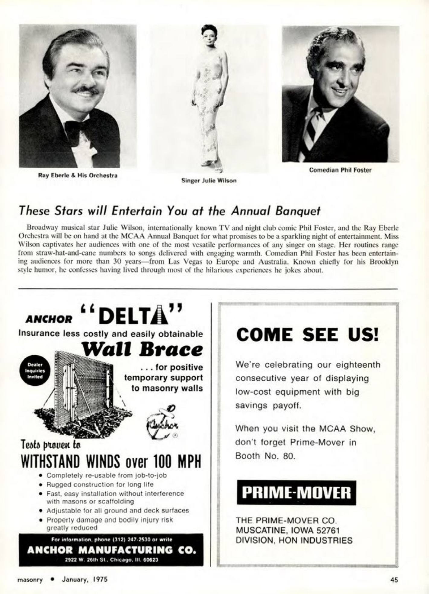 Masonry Magazine January 1975 Page. 45
