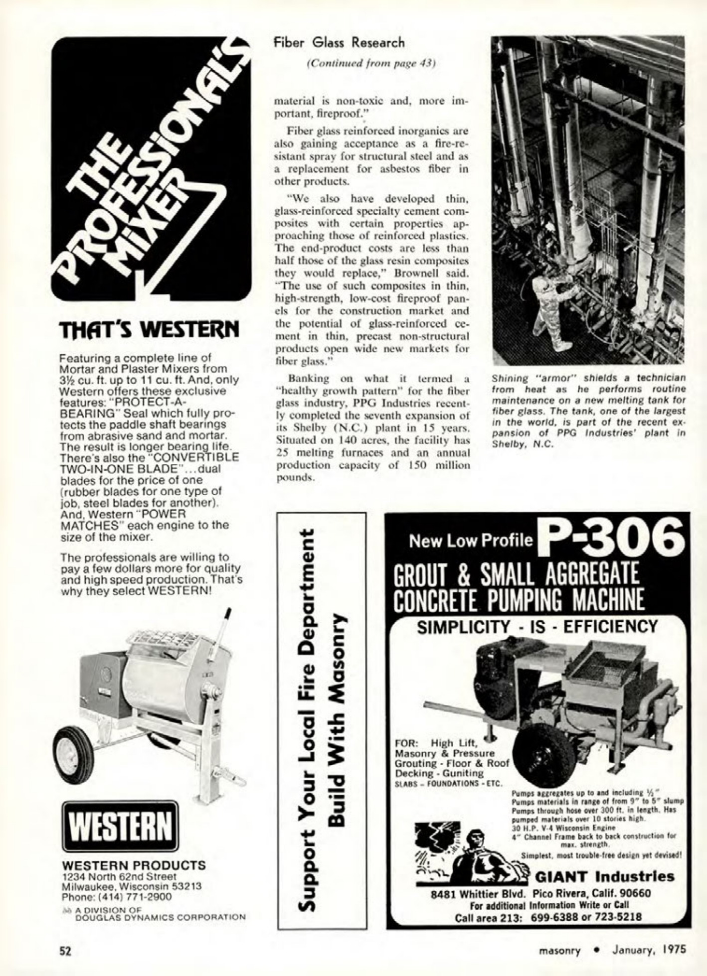 Masonry Magazine January 1975 Page. 52