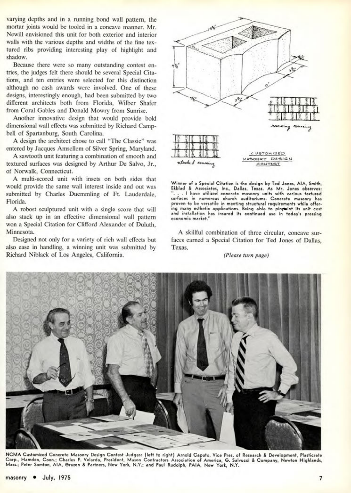 Masonry Magazine July 1975 Page. 7