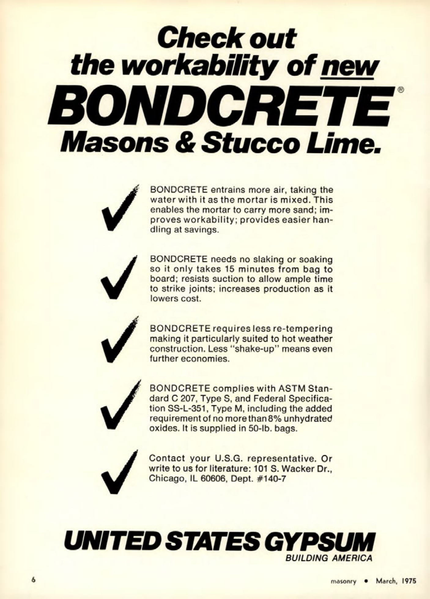 Masonry Magazine March 1975 Page. 6