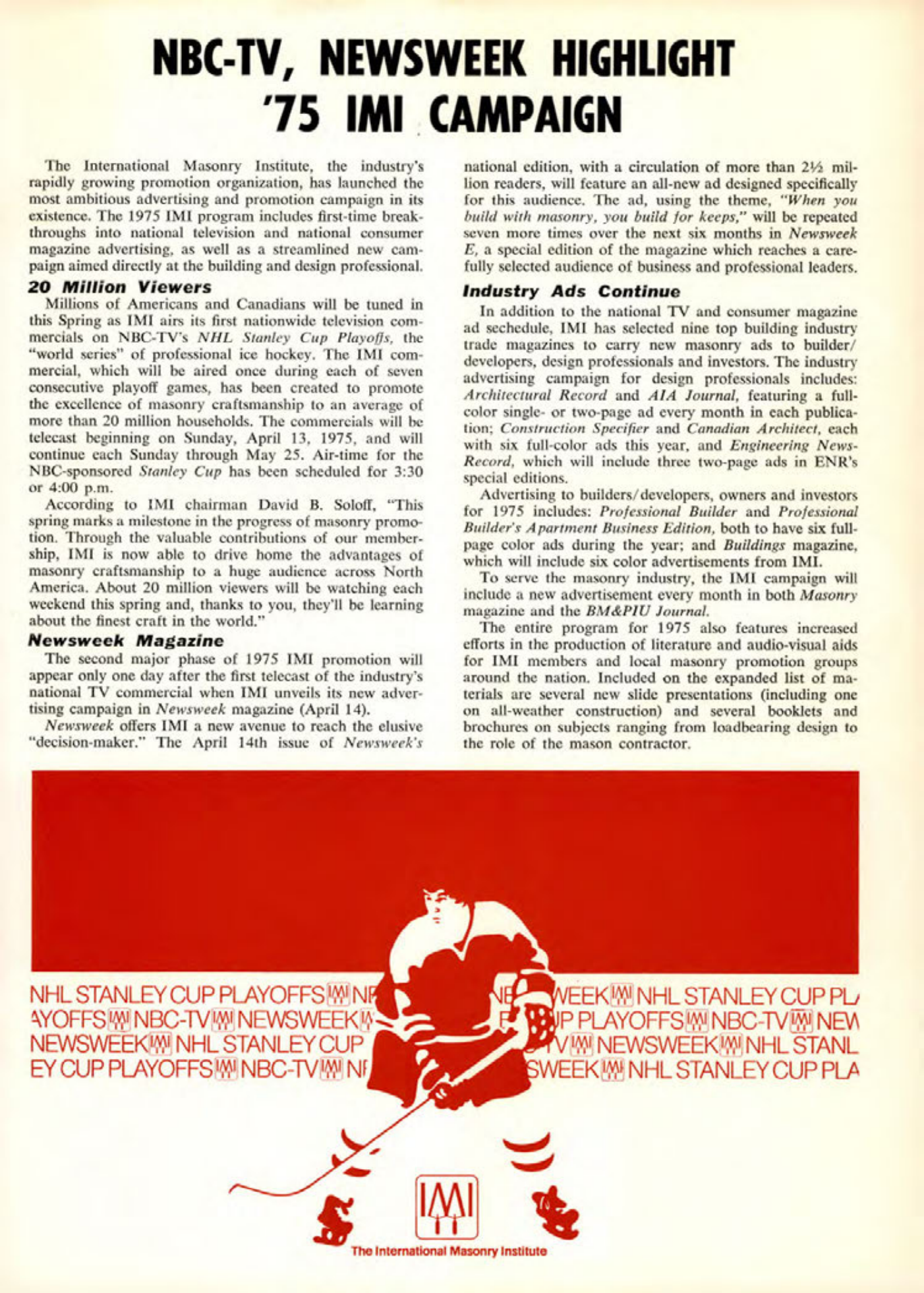 Masonry Magazine March 1975 Page. 17