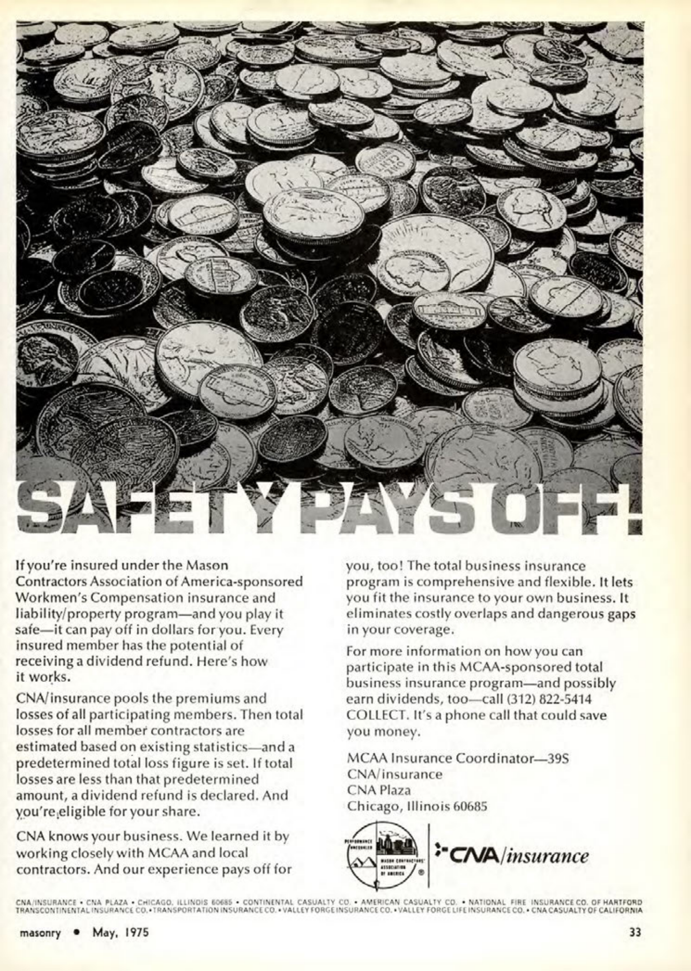 Masonry Magazine May 1975 Page. 33
