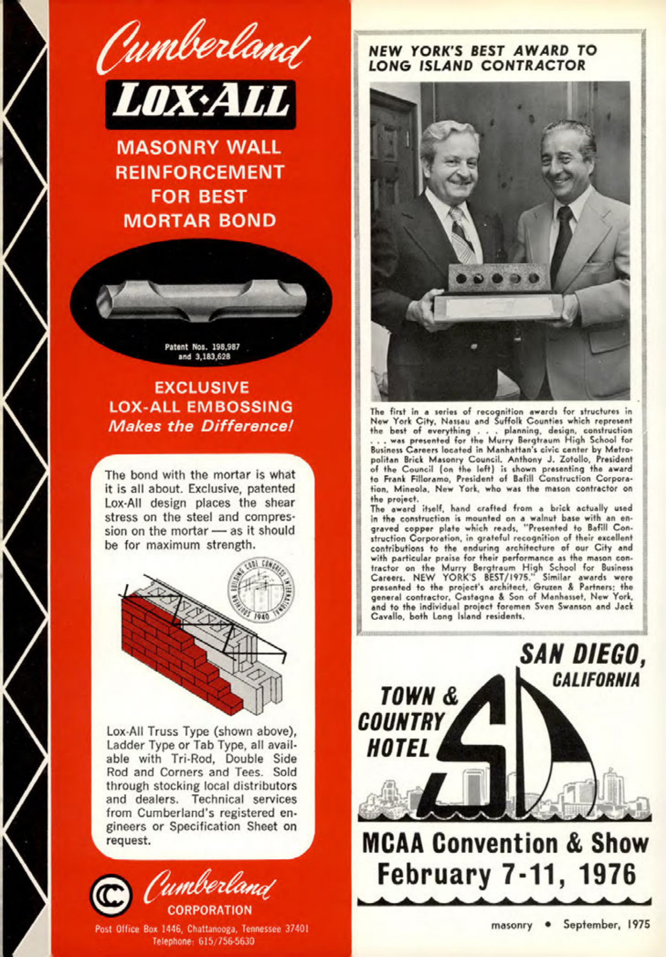 Masonry Magazine September 1975 Page. 10