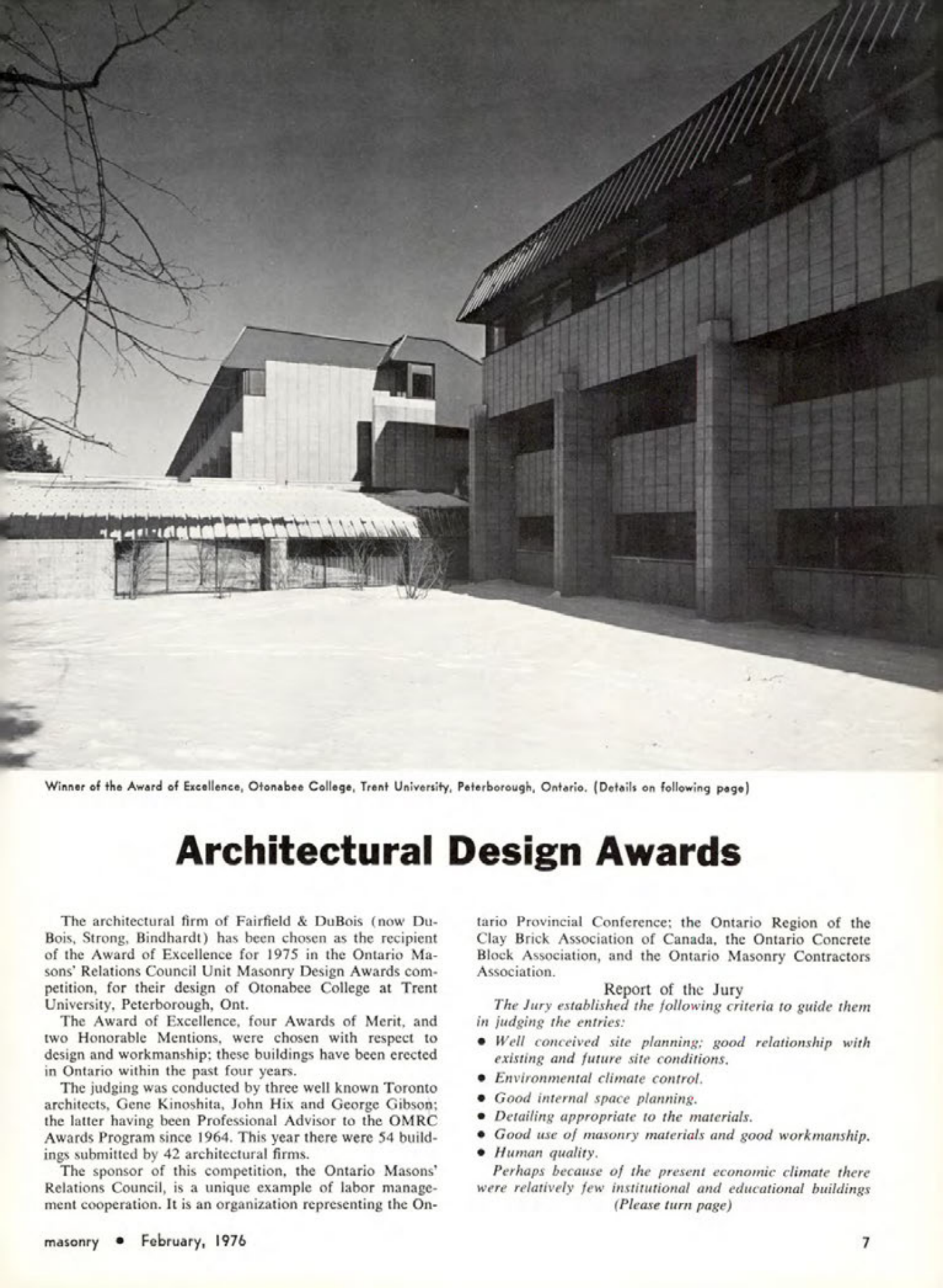 Masonry Magazine February 1976 Page. 7