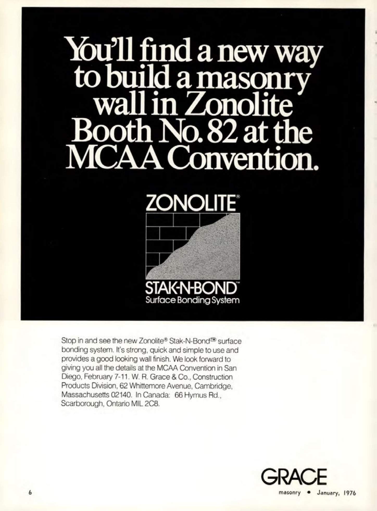 Masonry Magazine January 1976 Page. 6