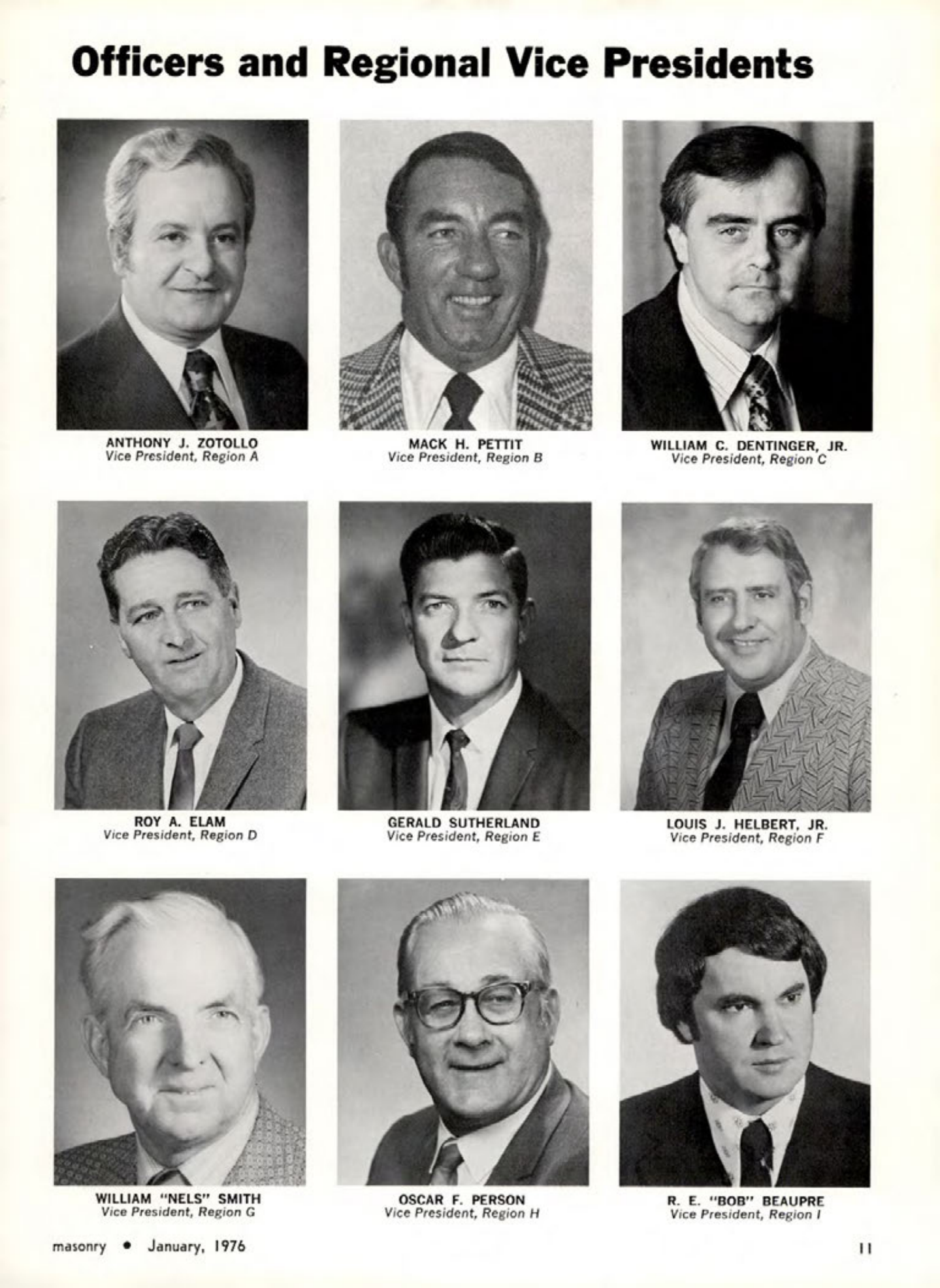 Masonry Magazine January 1976 Page. 11