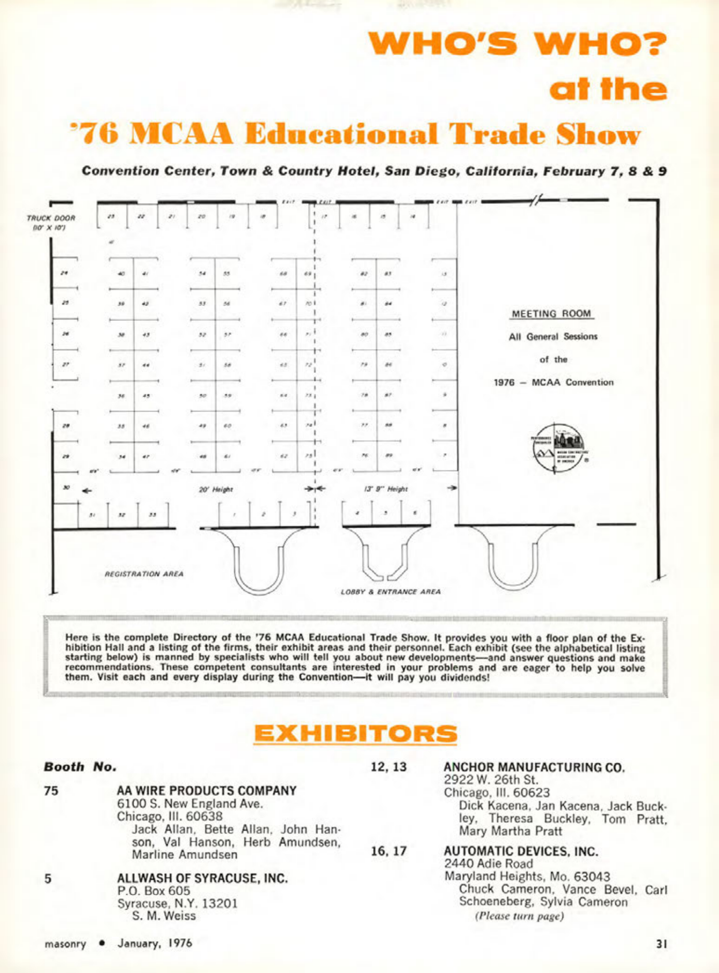Masonry Magazine January 1976 Page.31