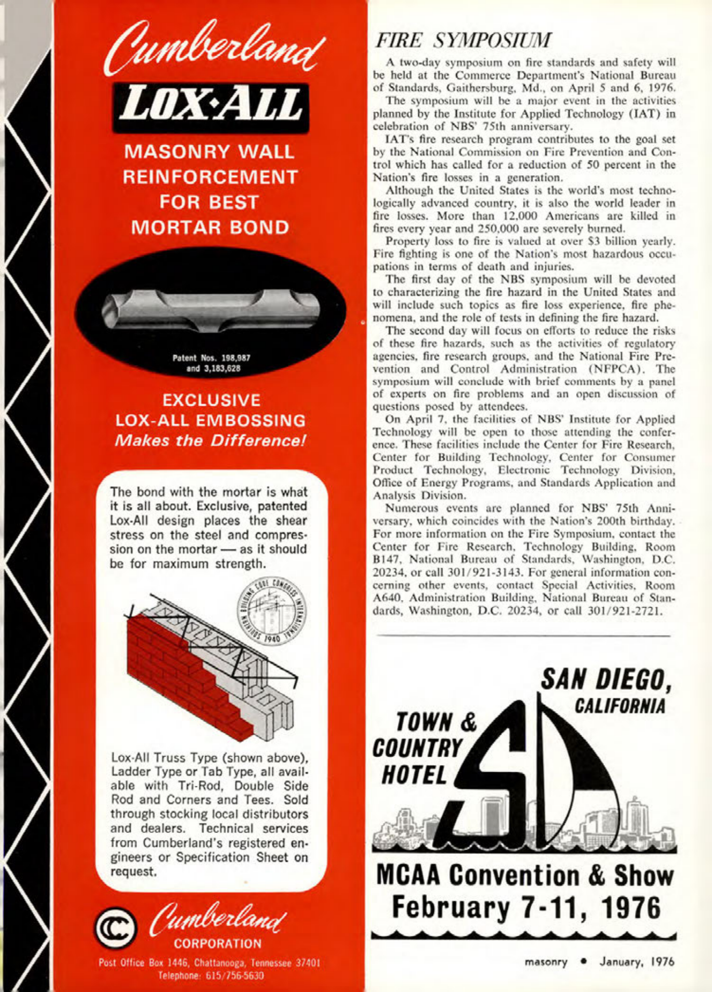 Masonry Magazine January 1976 Page. 40