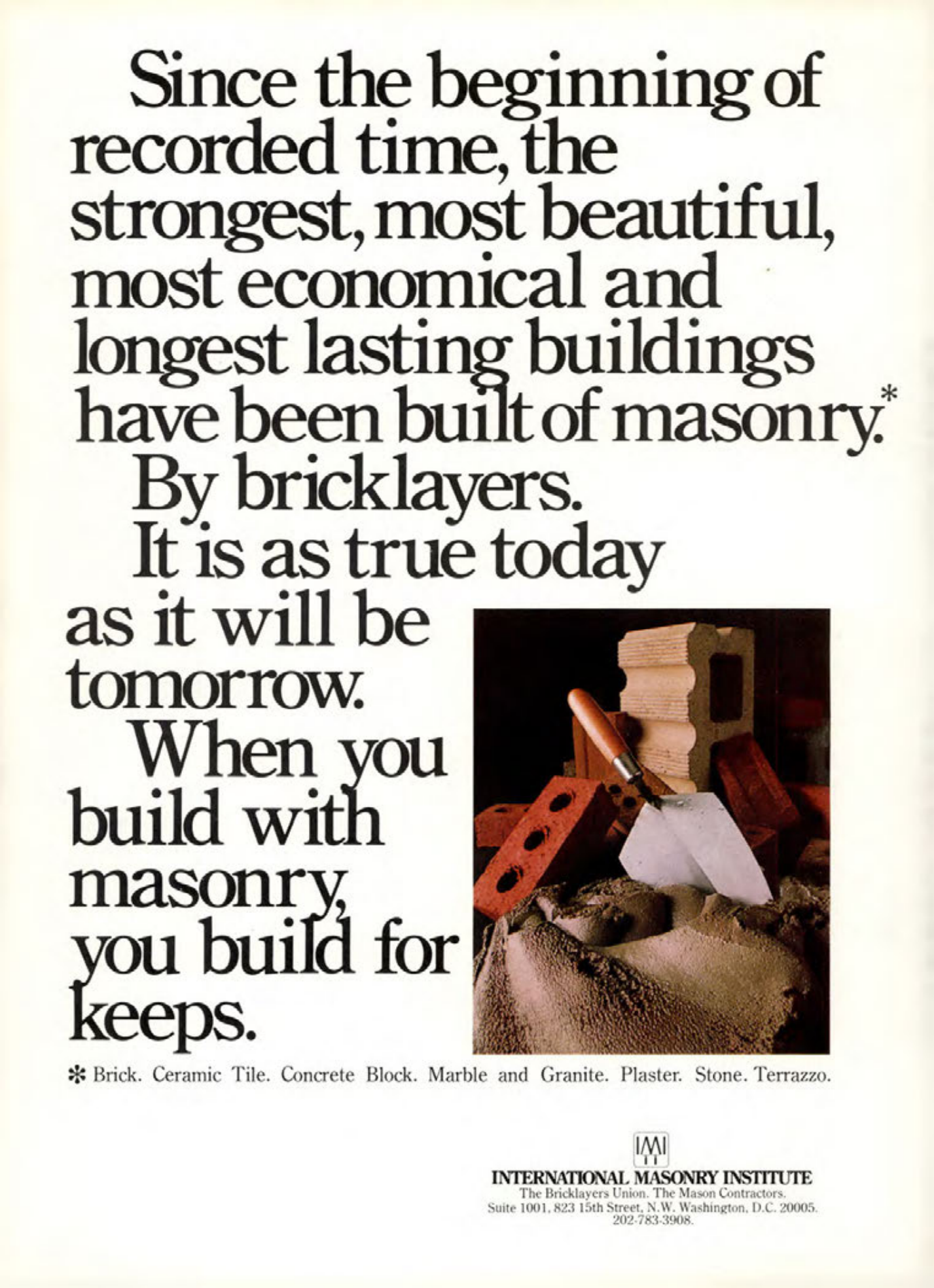 Masonry Magazine January 1976 Page. 50