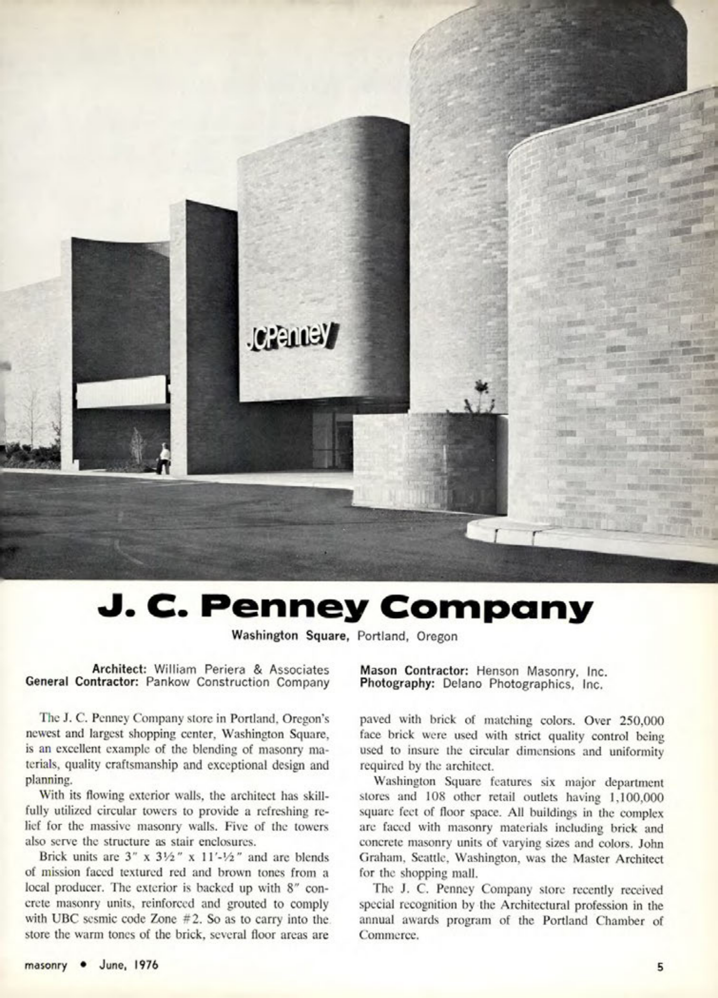 Masonry Magazine June 1976 Page. 5