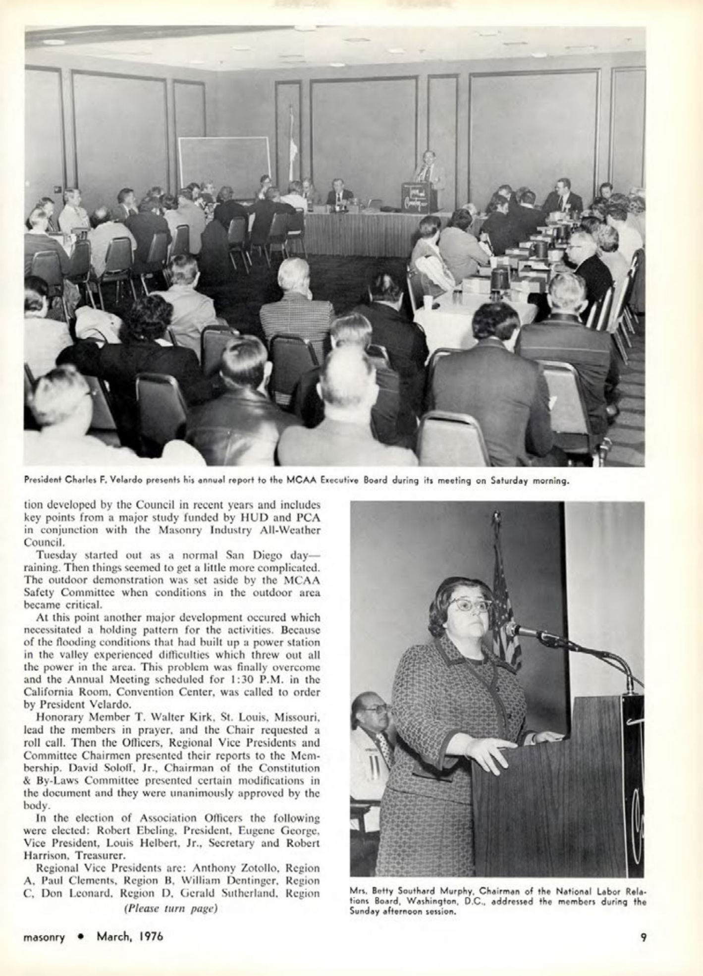 Masonry Magazine March 1976 Page. 9