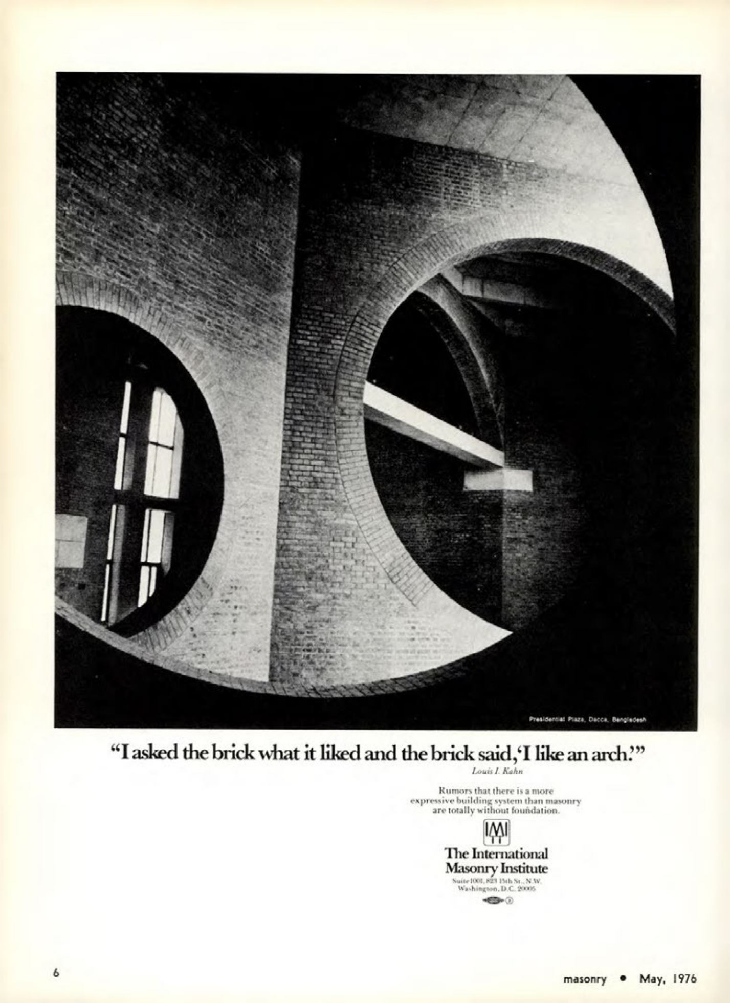 Masonry Magazine May 1976 Page. 6
