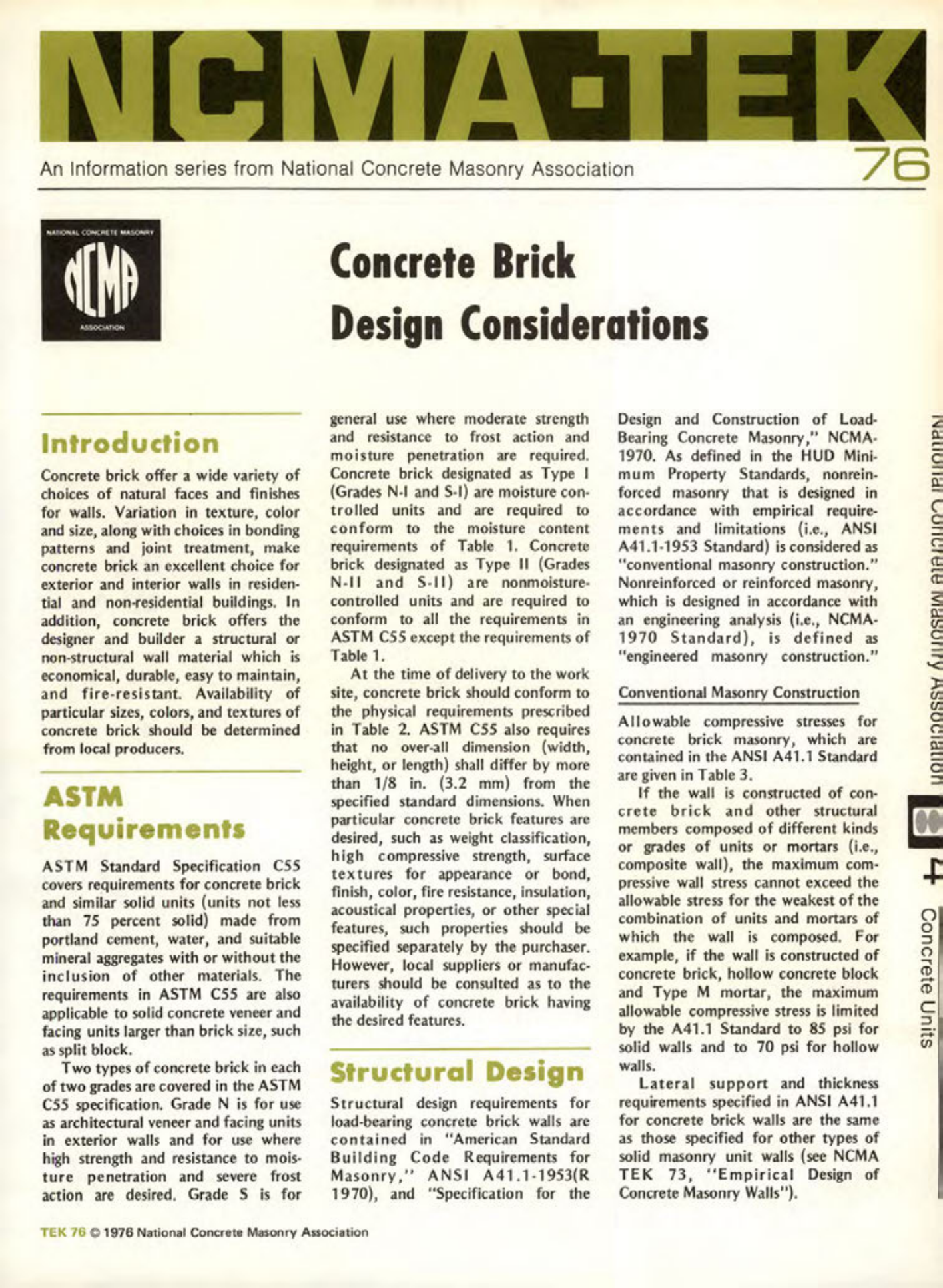 Masonry Magazine May 1976 Page. 15