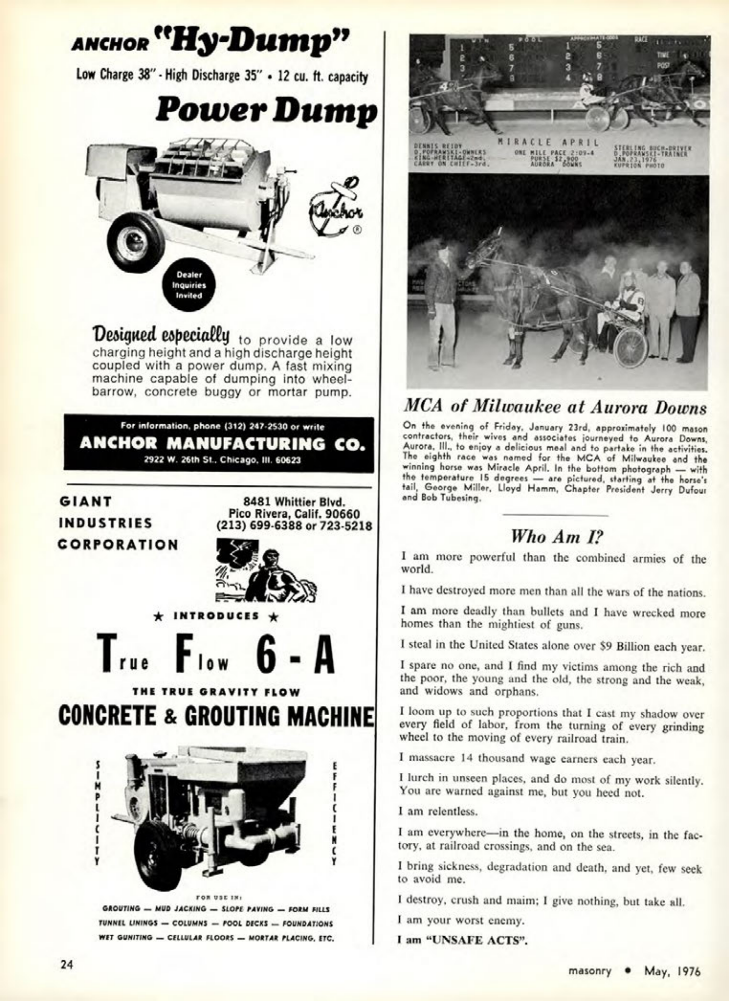 Masonry Magazine May 1976 Page. 24