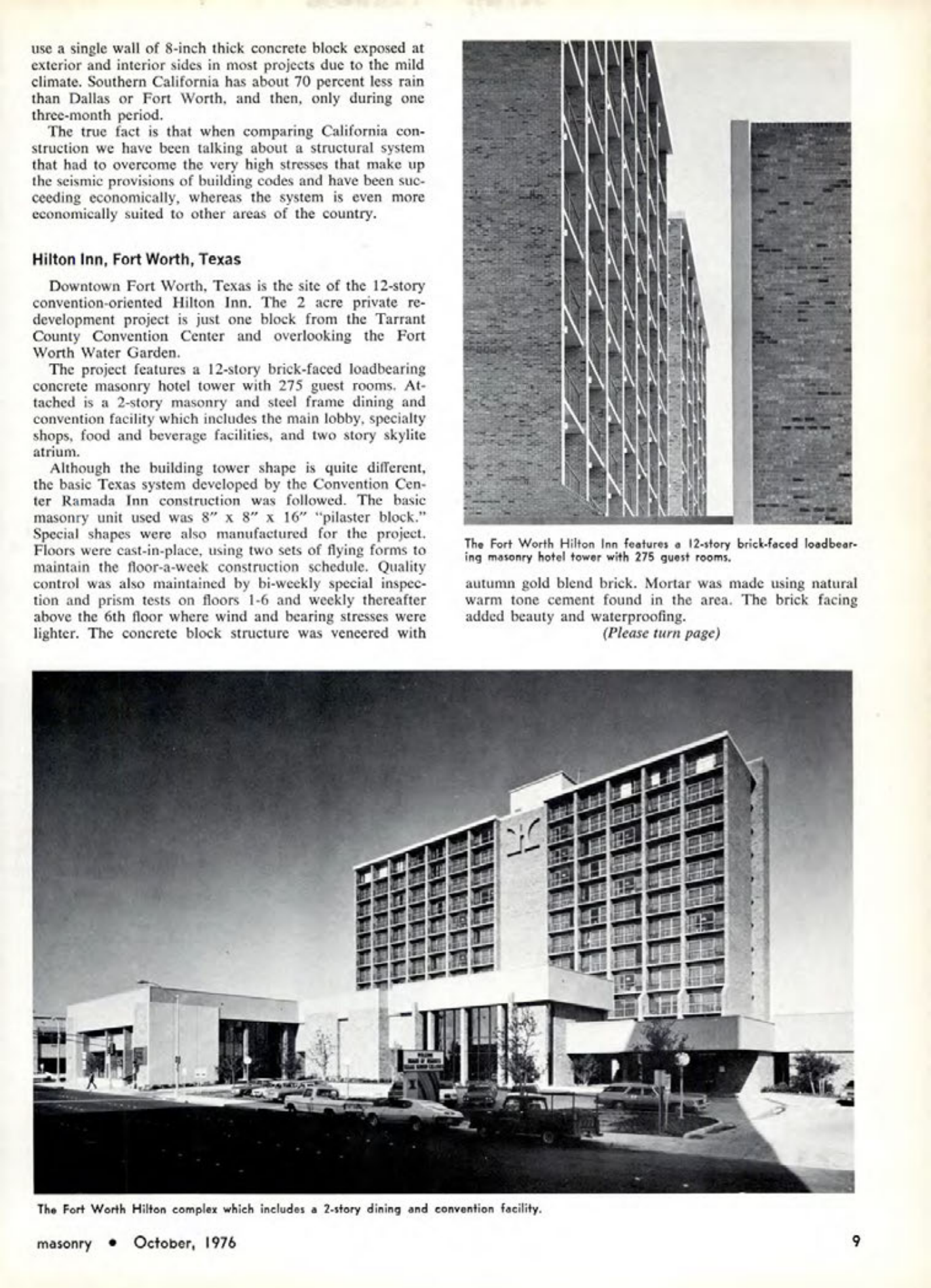 Masonry Magazine October 1976 Page. 9