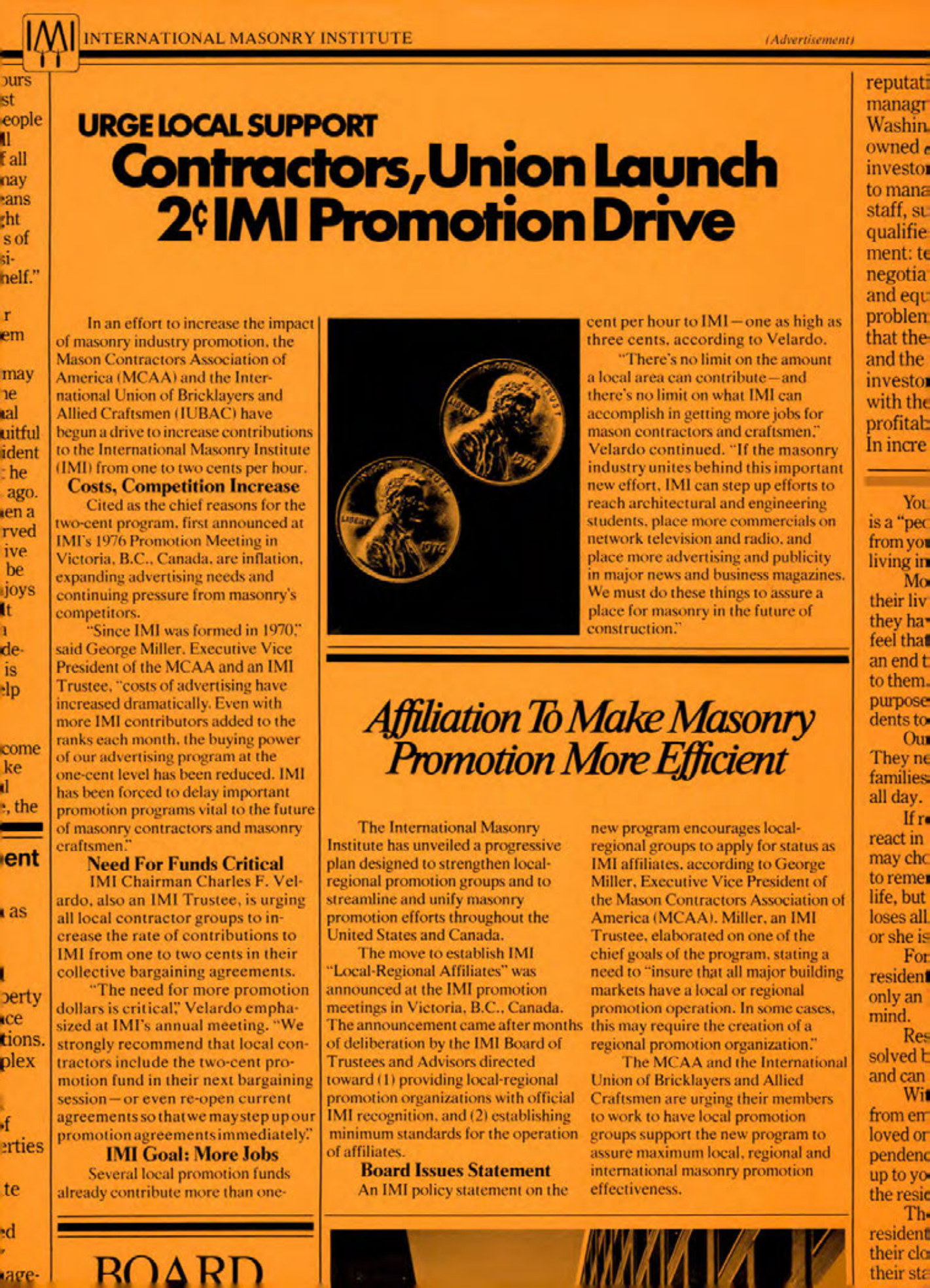 Masonry Magazine October 1976 Page. 23
