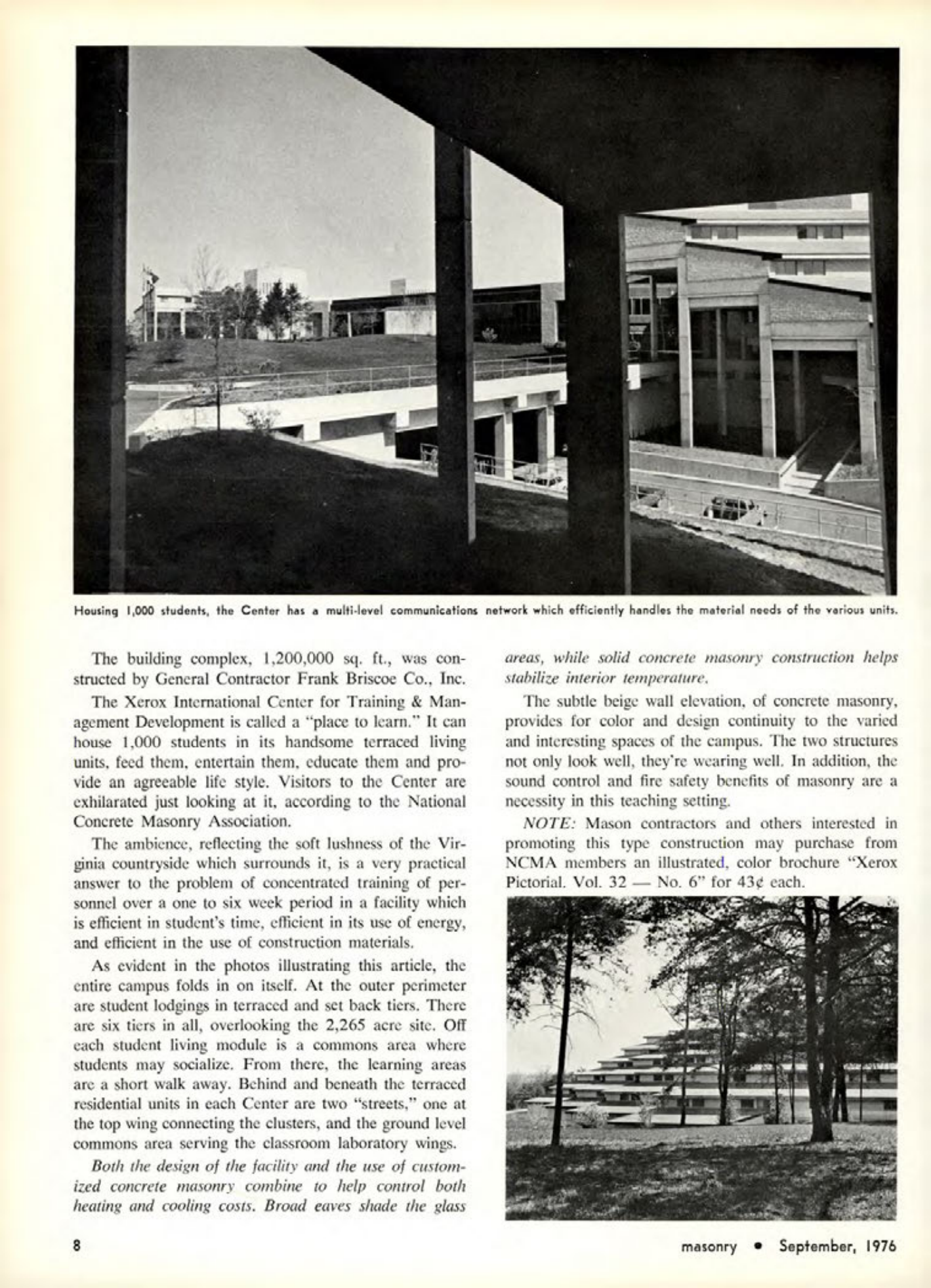 Masonry Magazine September 1976 Page. 8