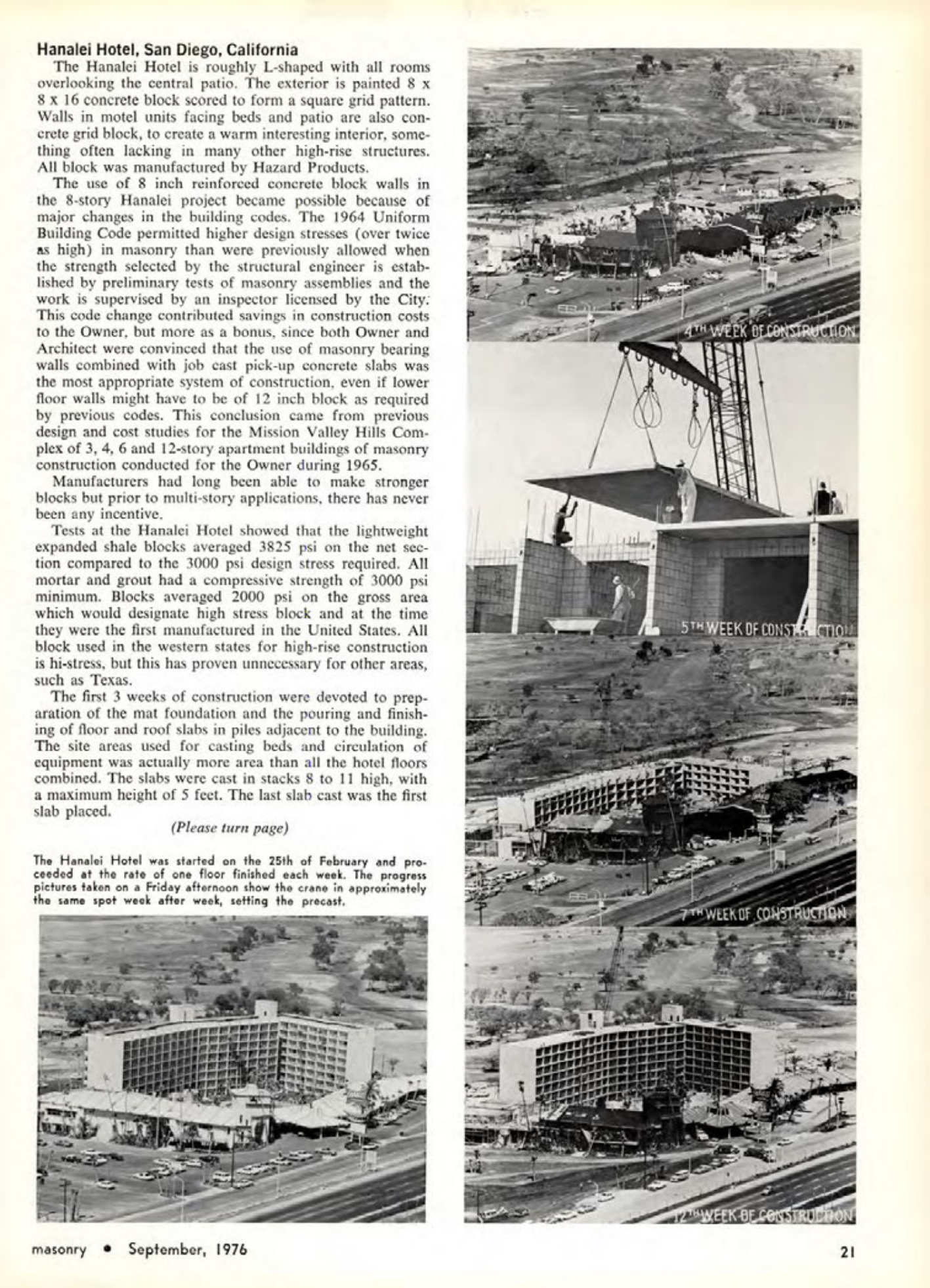 Masonry Magazine September 1976 Page. 21